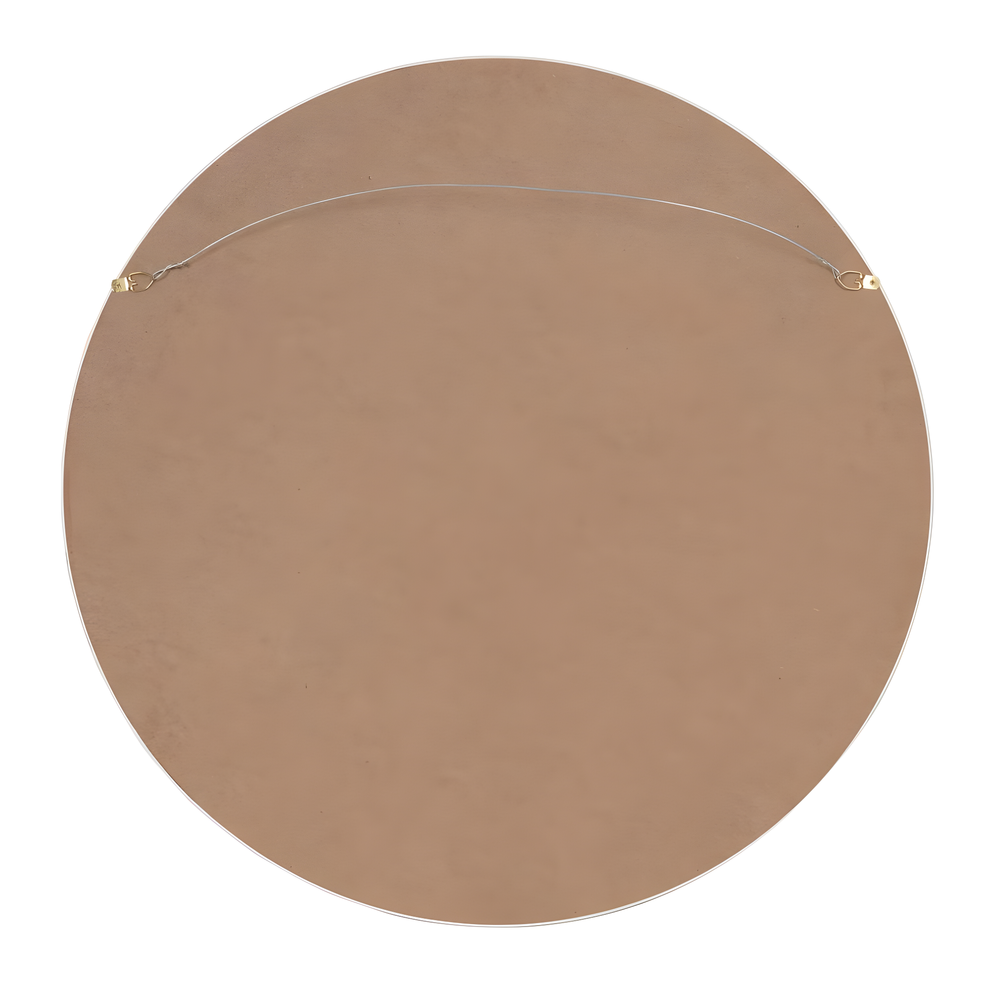 Kate and Laurel All Things Decor 26" x 26" Travis Round Wood Accent Wall Mirror White: Modern MDF Framed, No Assembly Required