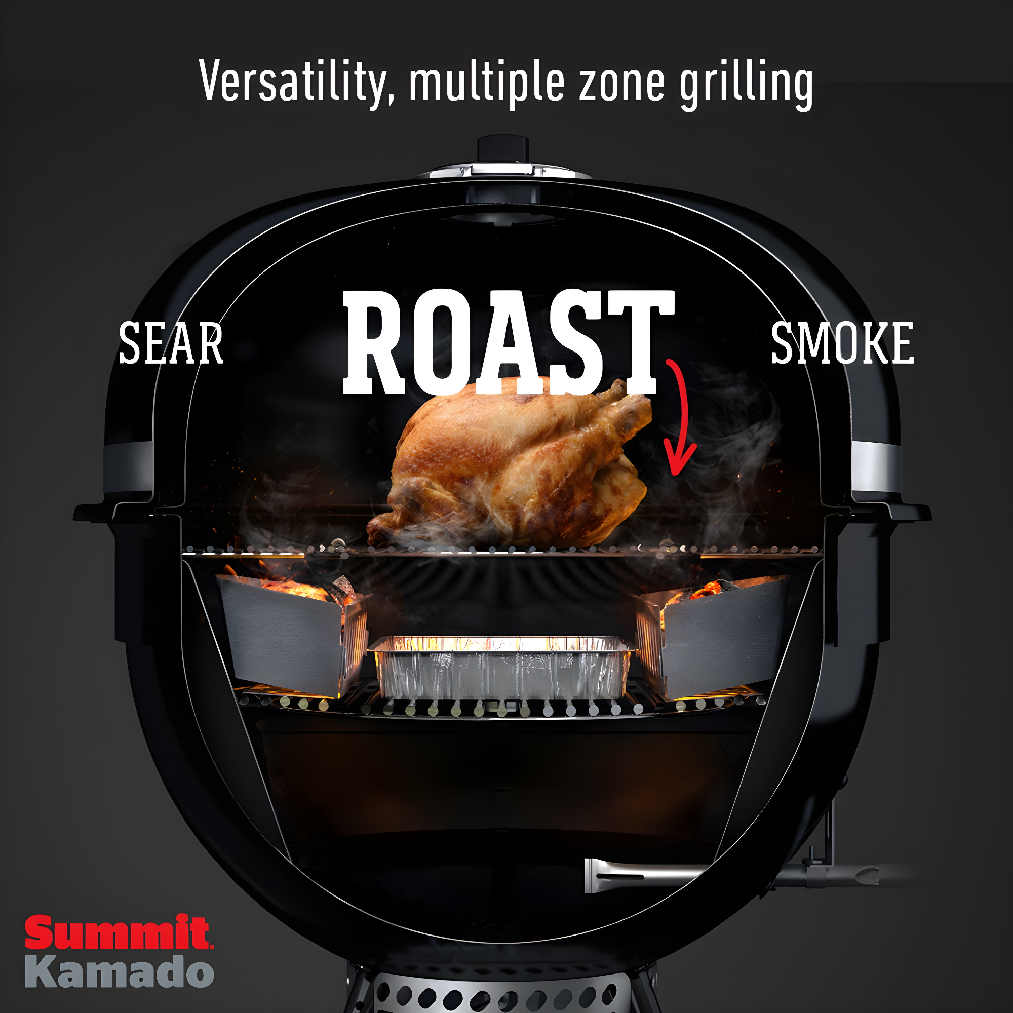 Weber Summit Kamado S6 Charcoal Grill Center