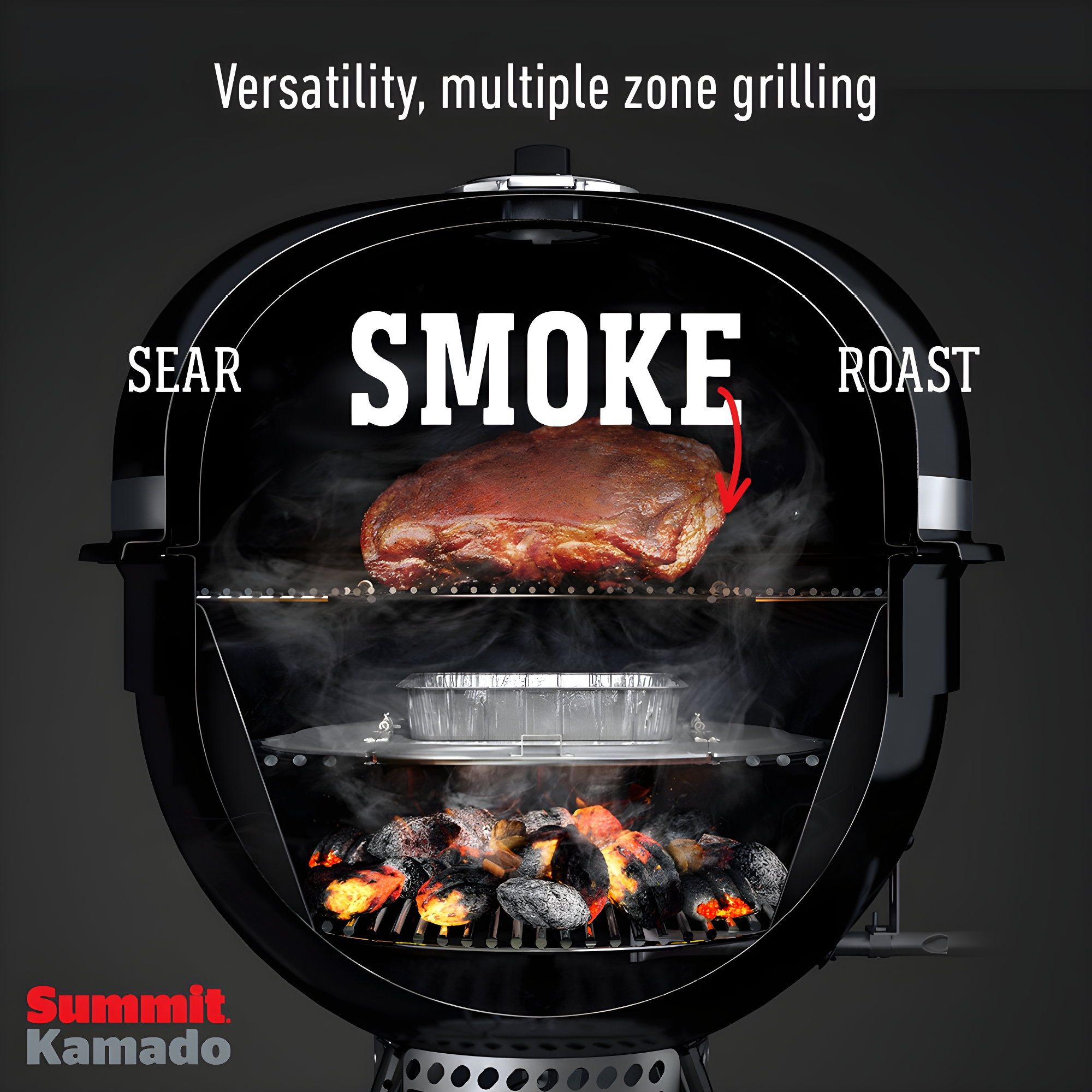 Weber Summit Kamado S6 Charcoal Grill Center