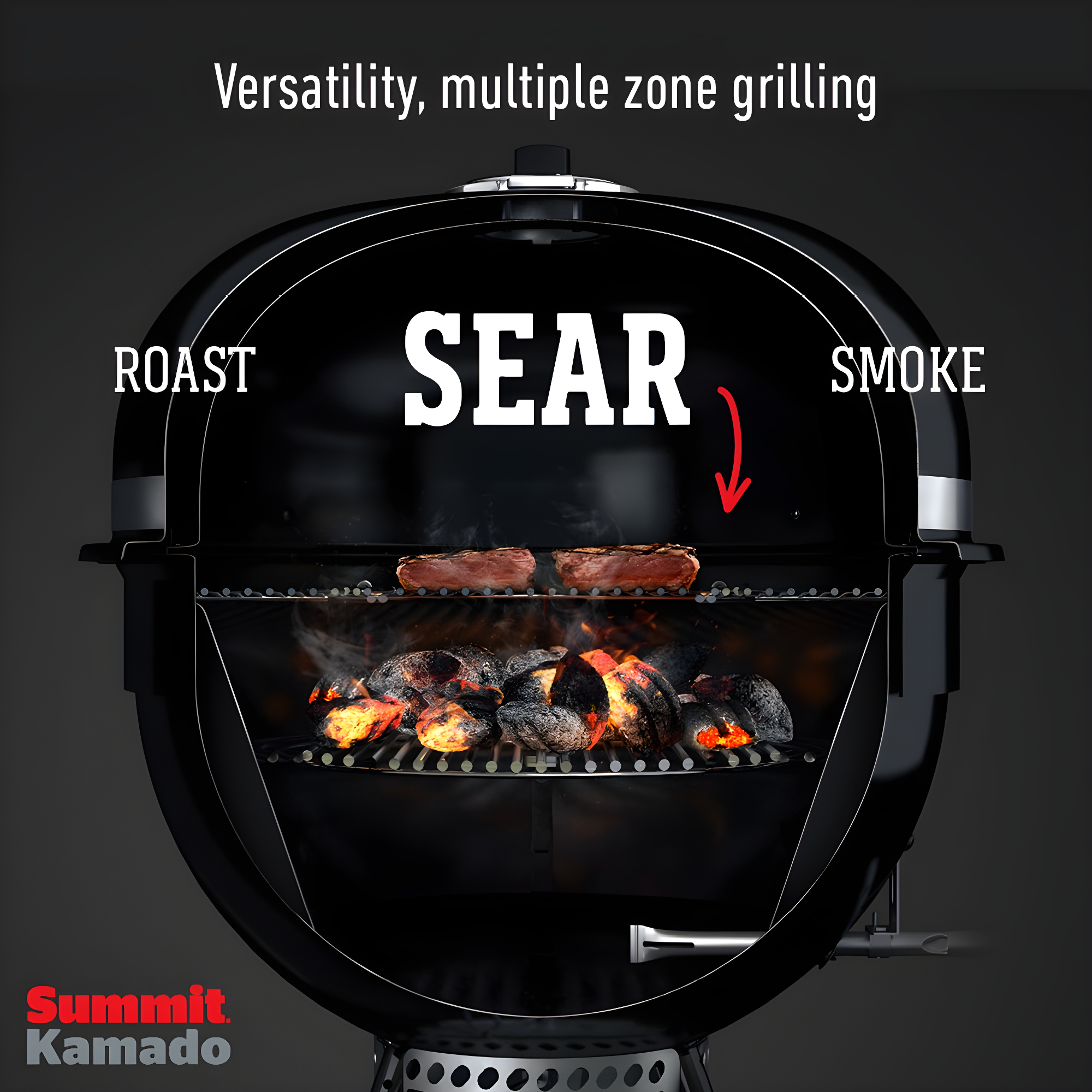 Weber Summit Kamado S6 Charcoal Grill Center
