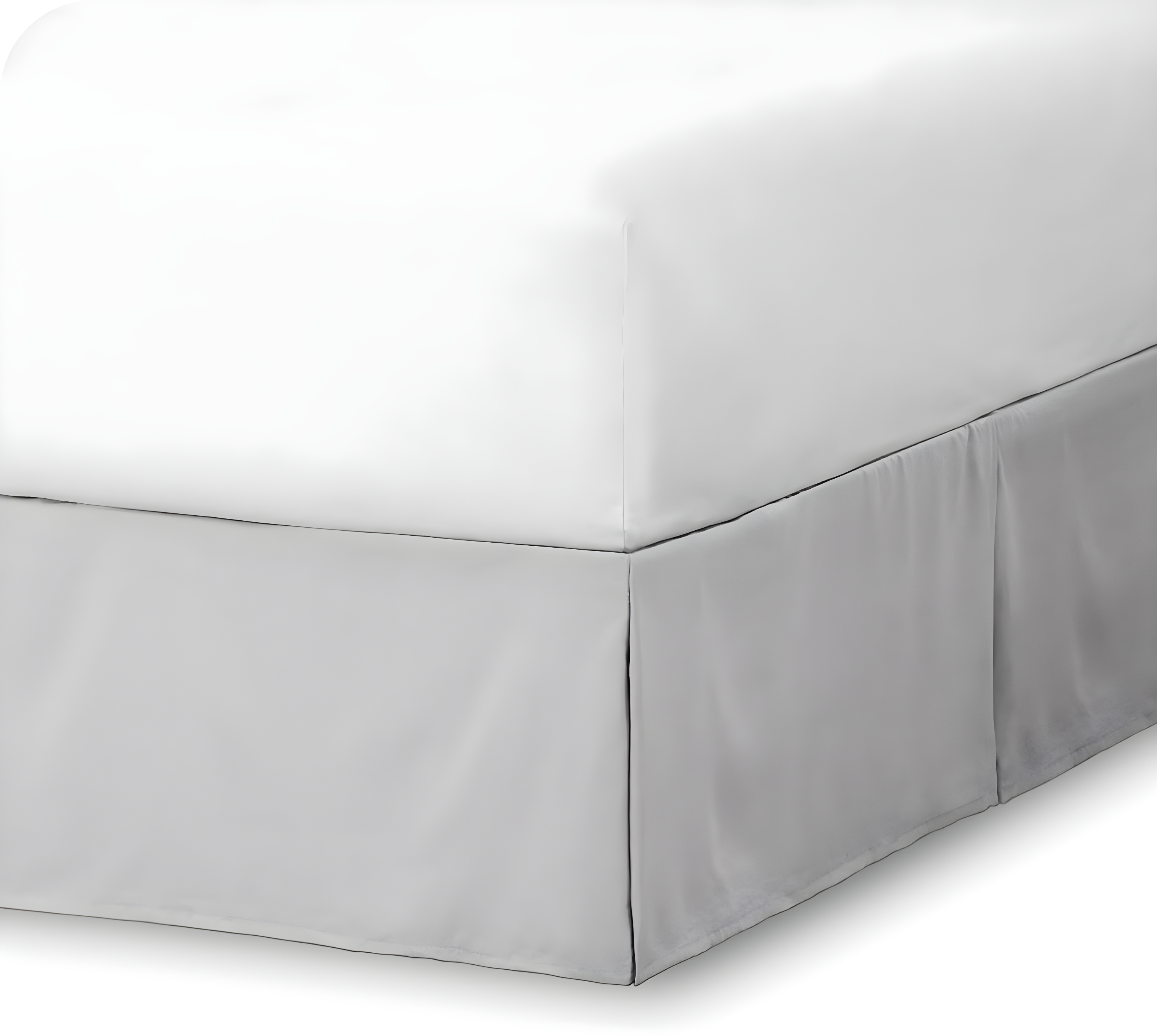 Bare Home Tailored 15" Pleated Bed Skirt