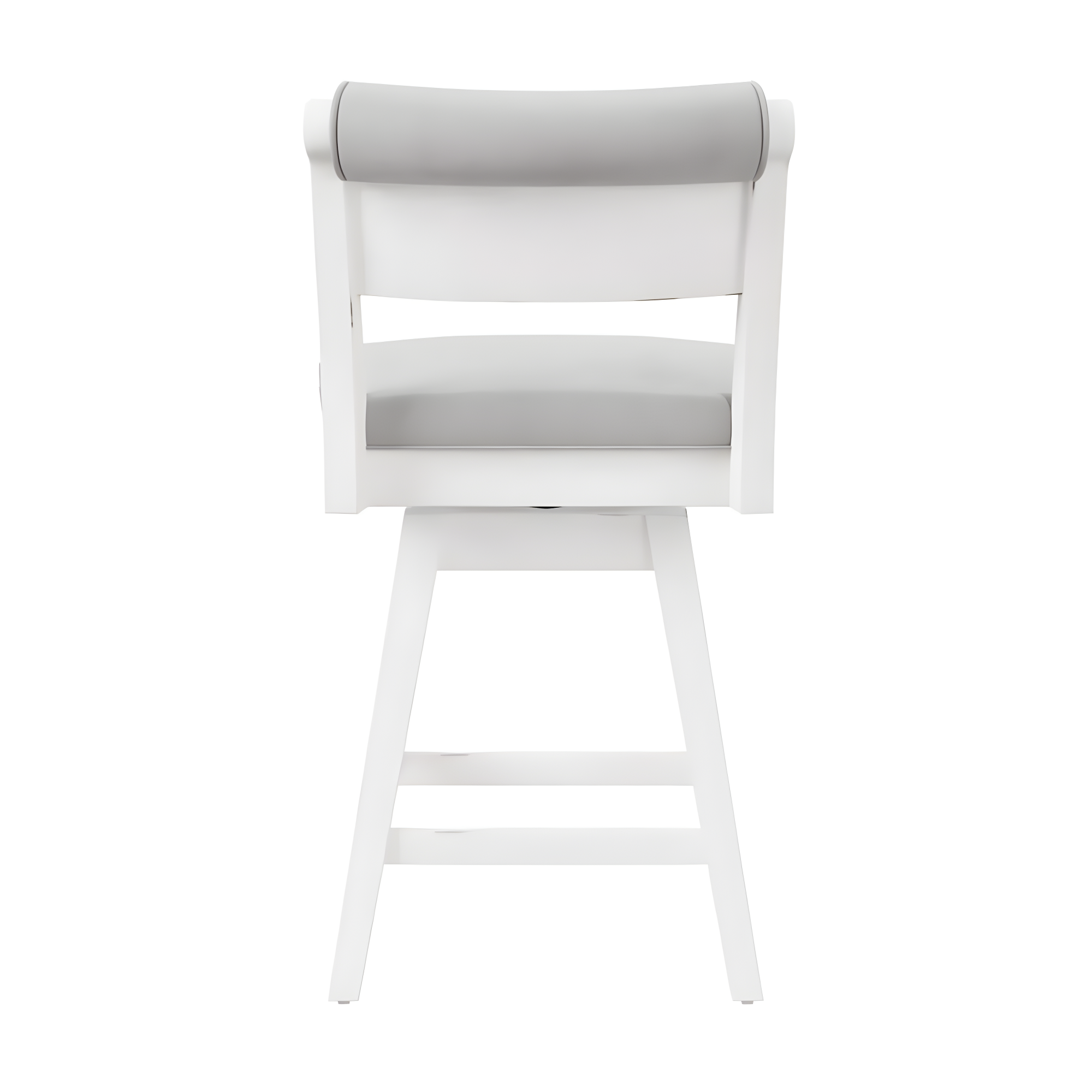 Clarion Counter Height Barstool Height Swivel with Footrest, Fog Gray Seat - Hillsdale Furniture