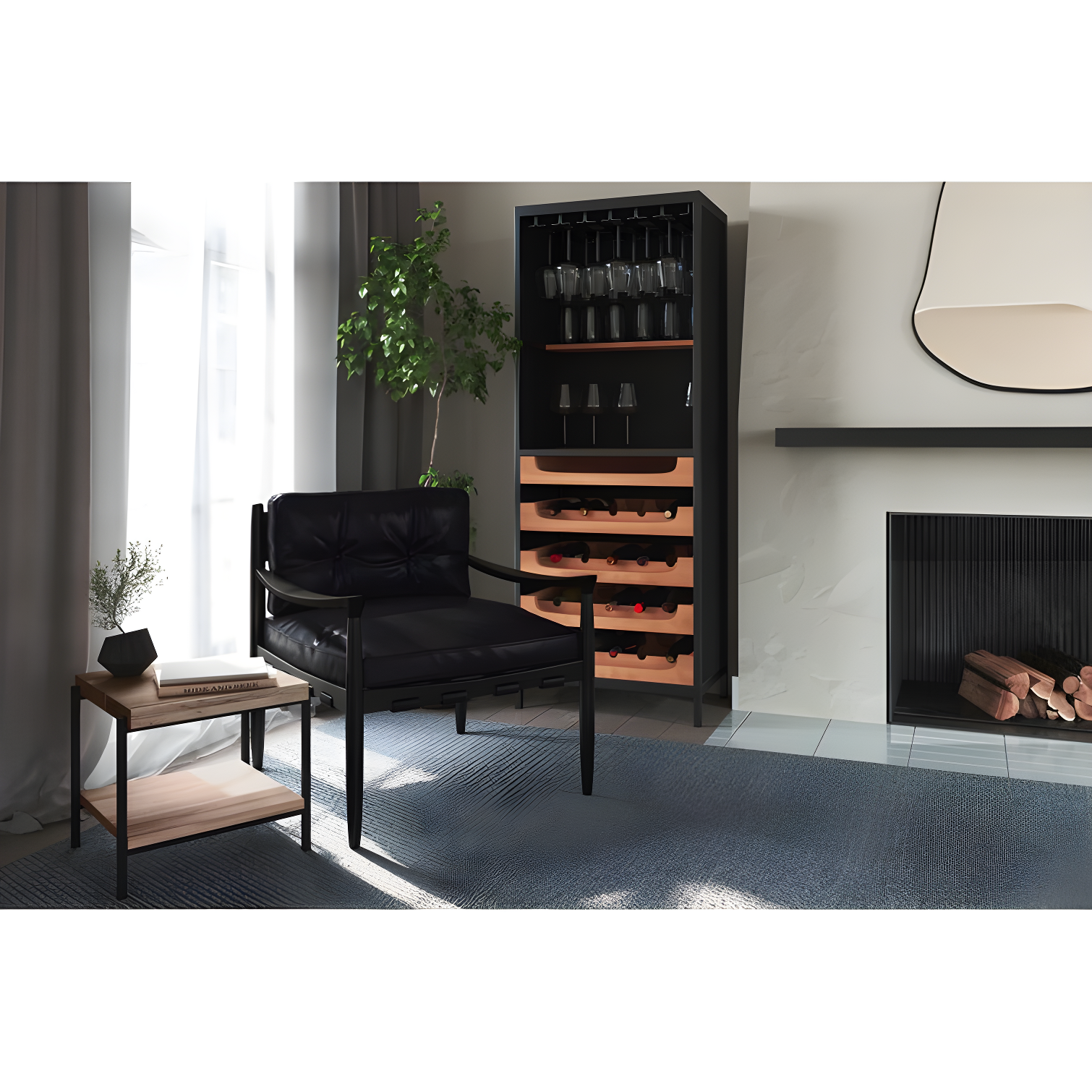 Cavendish Teak Bar Cabinet (26.5)