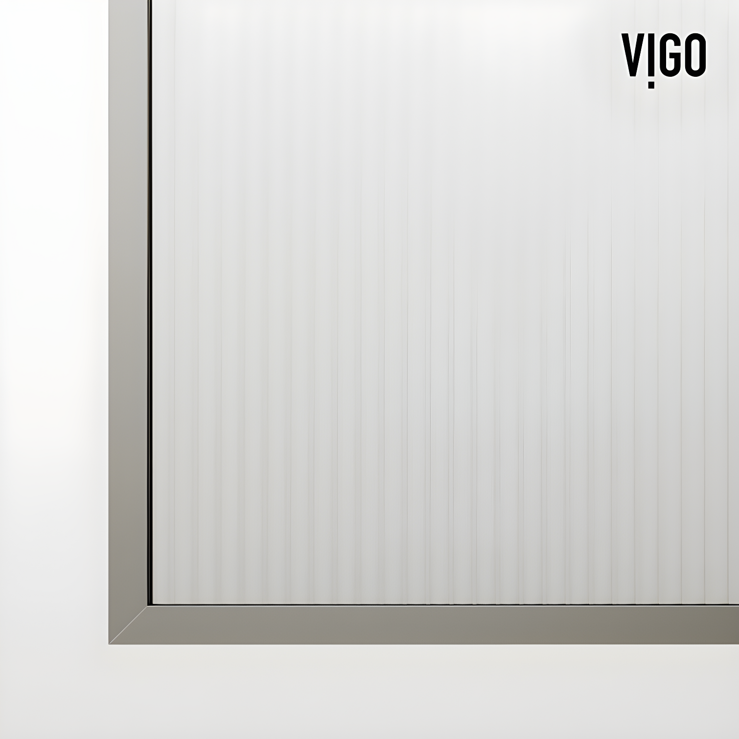 Meridian 34" W x 74" H Fixed Framed Shower Screen with 3/8" Glass