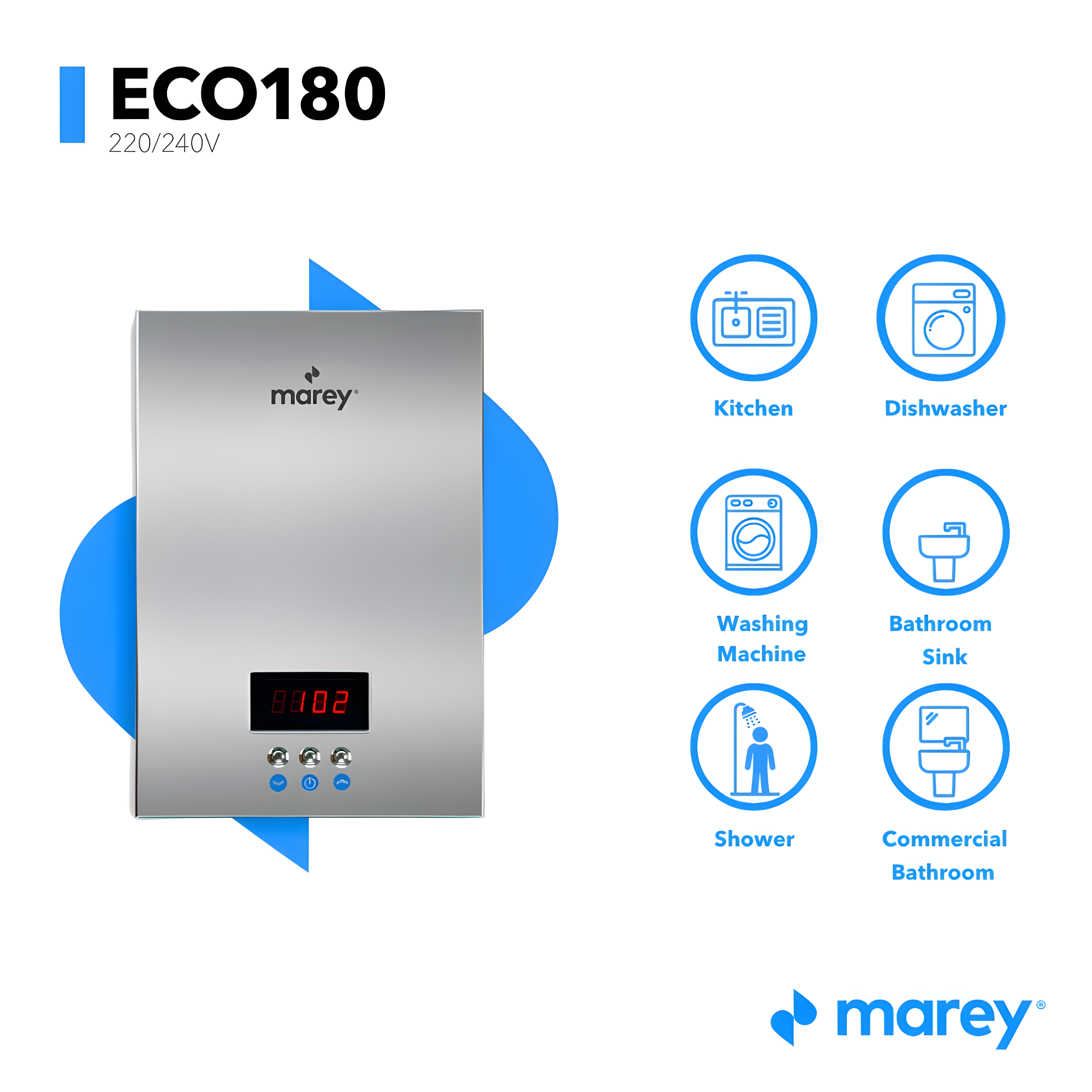 18kW/220 Volt 4.4 GPM Electric Tankless Water Heater