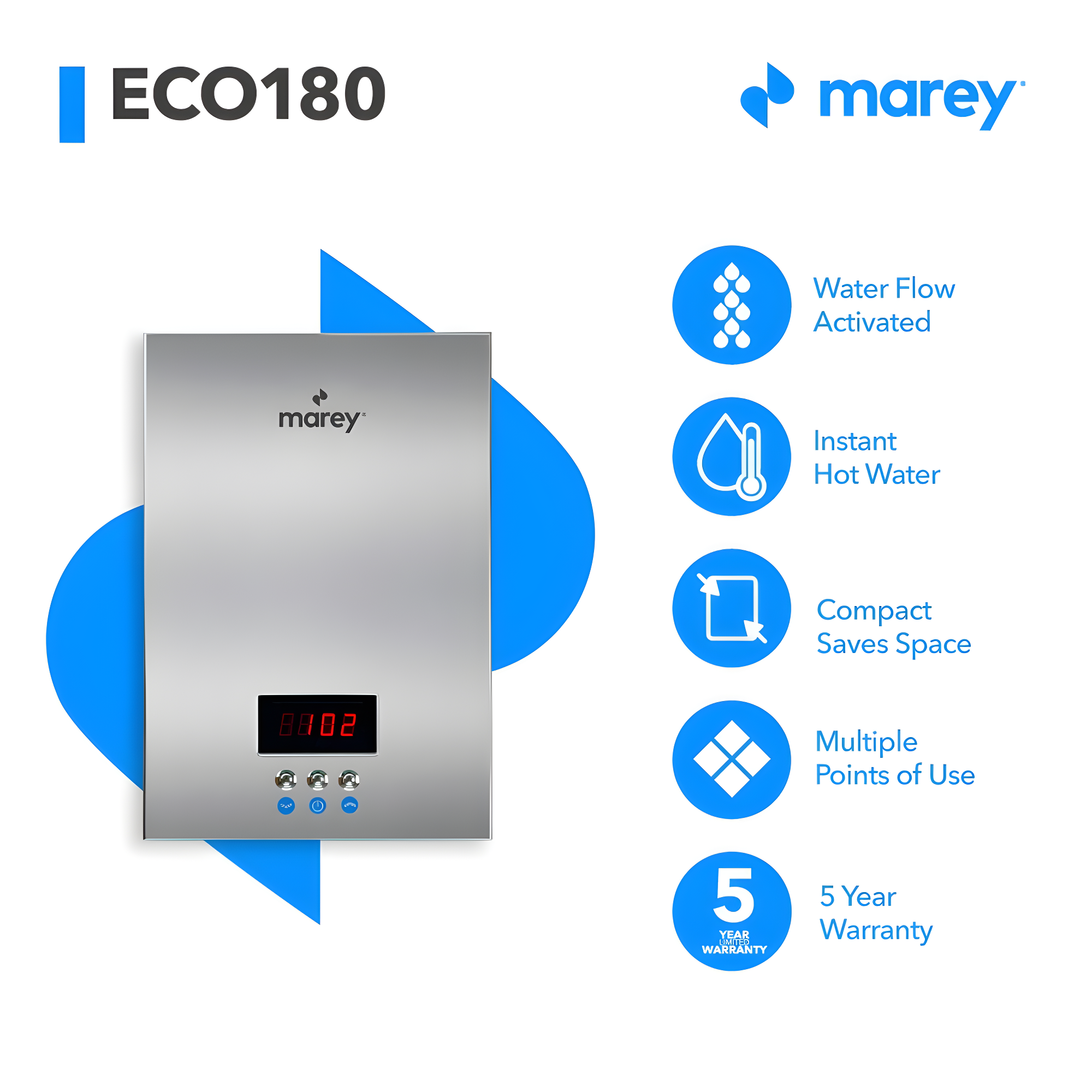 18kW/220 Volt 4.4 GPM Electric Tankless Water Heater
