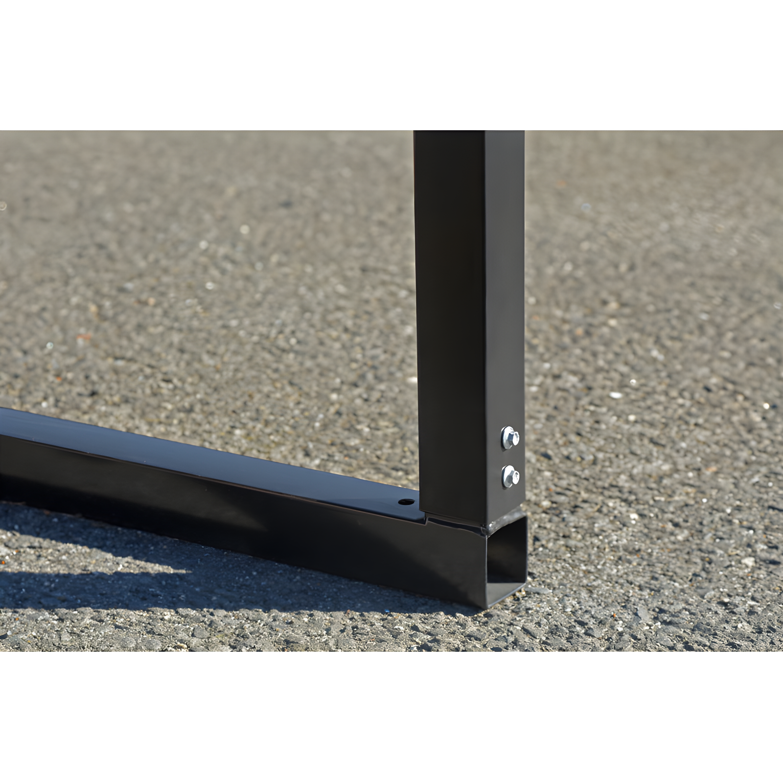 Steel Carport, 12 ft. x 20 ft. x 7 ft. Galvanized Black/Charcoal