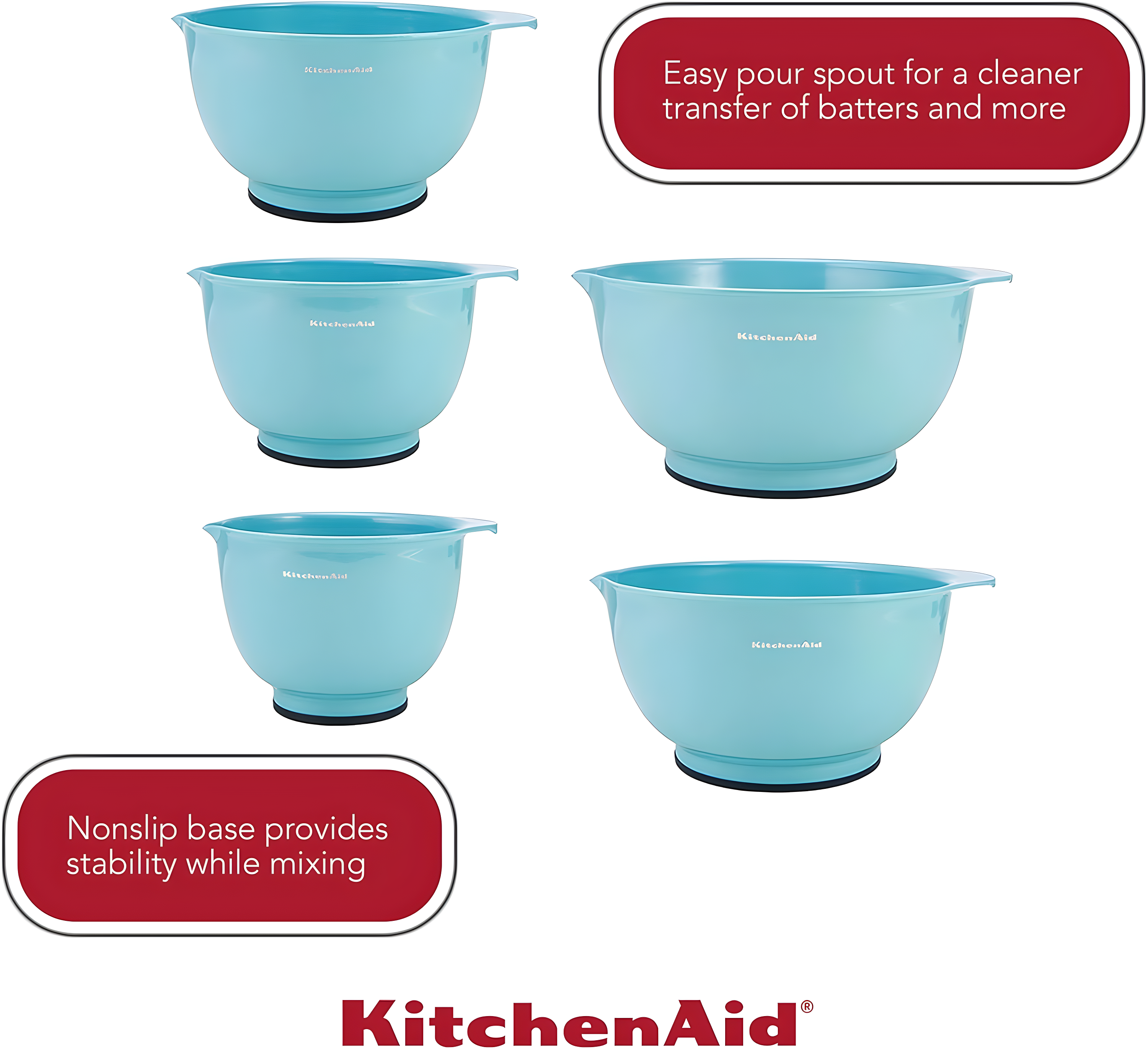 KitchenAid® KitchenAid® Classic 5-Piece Mixing Bowl Set