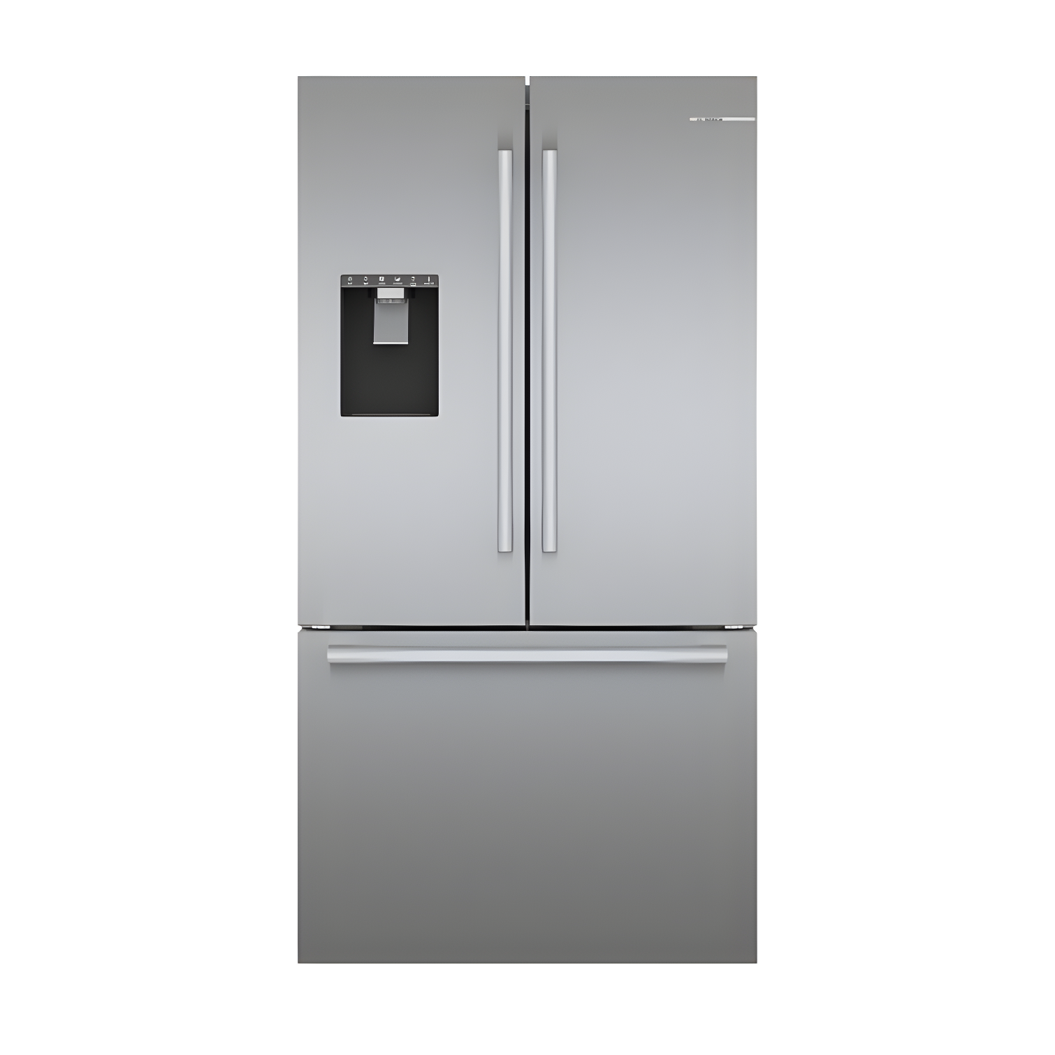 Bosch - 500 Series 36-Inch Smart French Door Standard-Depth Refrigerator With Quickicepro, Anti-Fingerprint, External Water & Ice, Home Connect