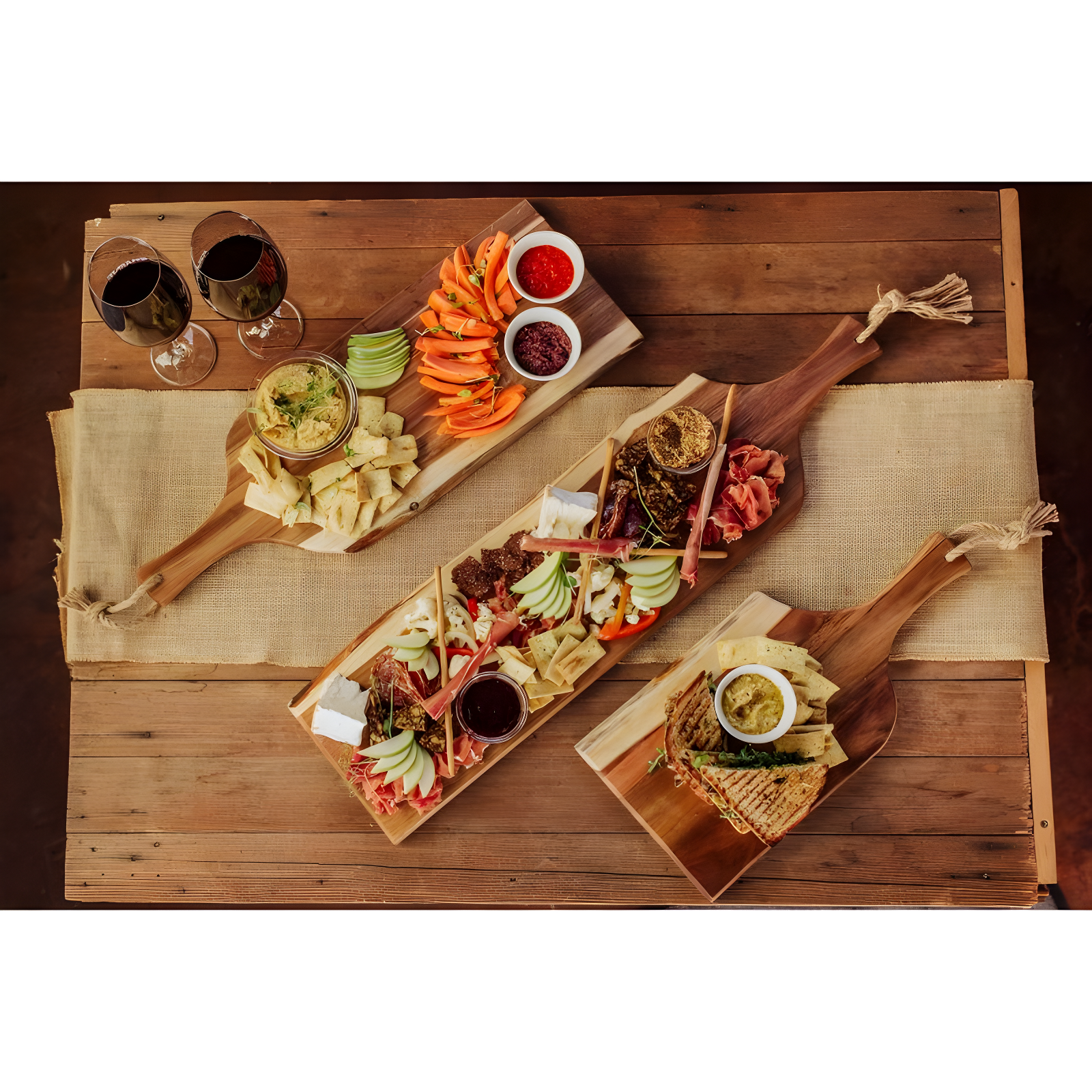 Toscana Artisan 30 Inch Acacia Charcuterie Board