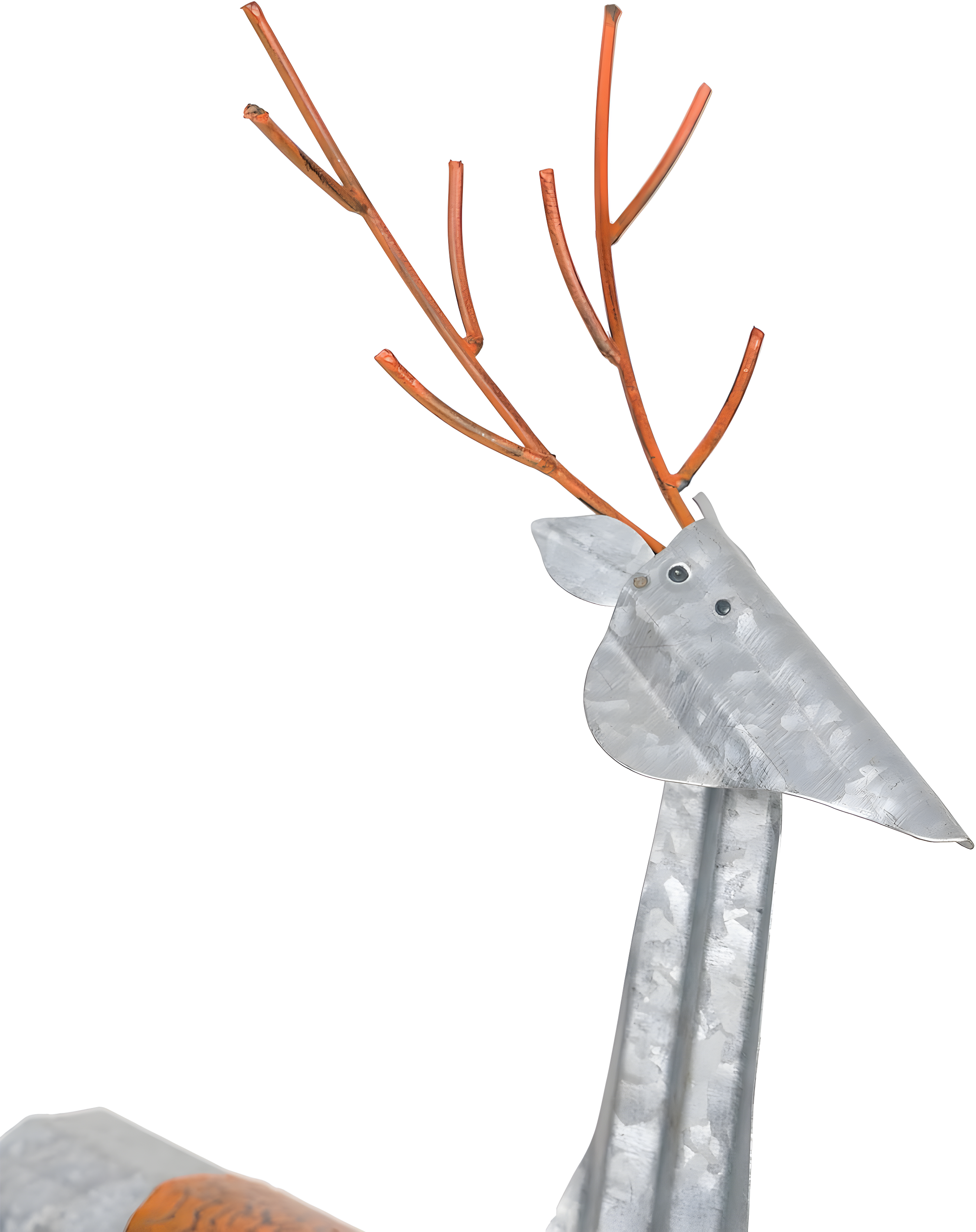 Alpine Corporation Sheet Metal Reindeer Decor
