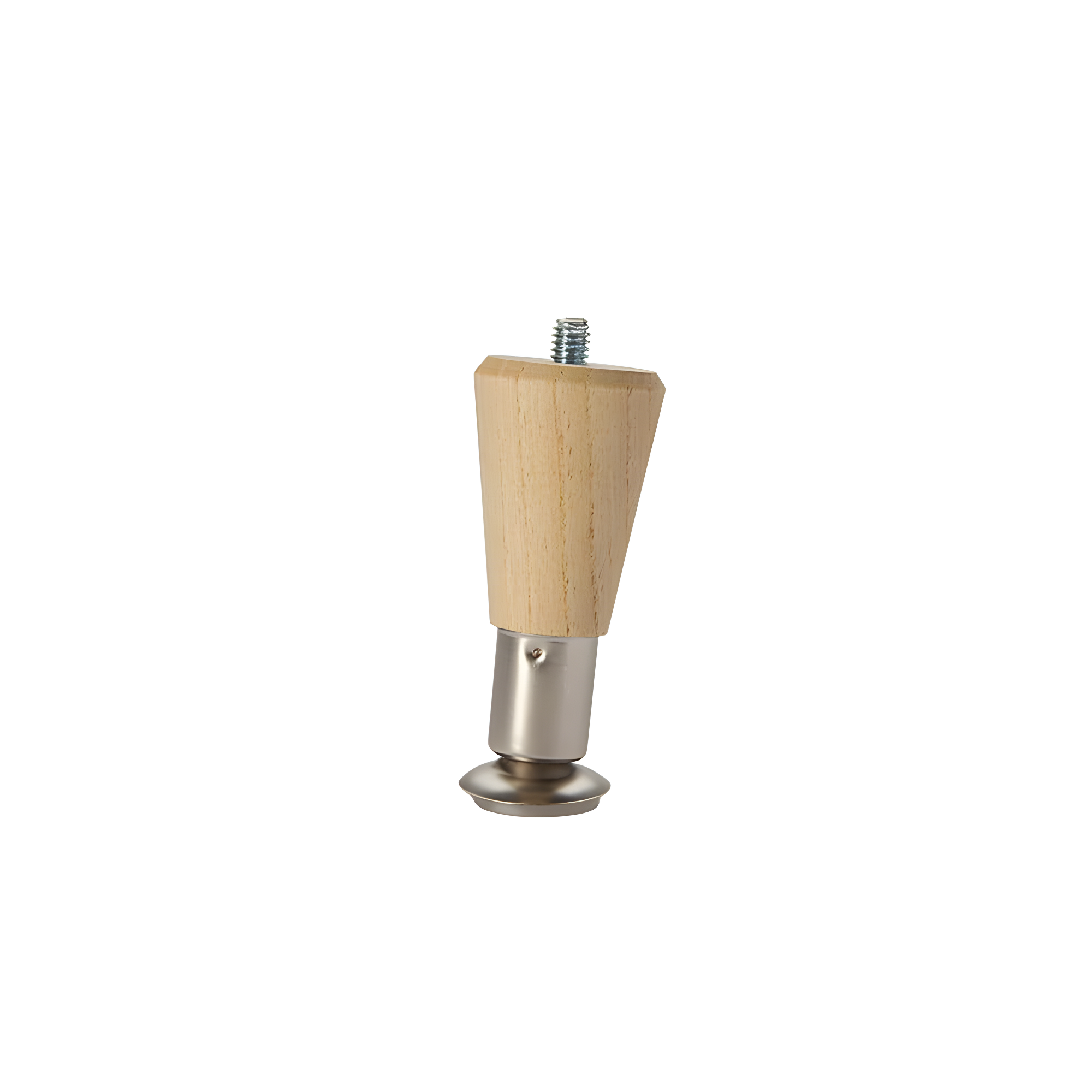 Leg Tbl 7/8-1-1/2X4In Hdw Sld WADDELL MFG CO Wood Table Legs 2504 Smooth Sanded