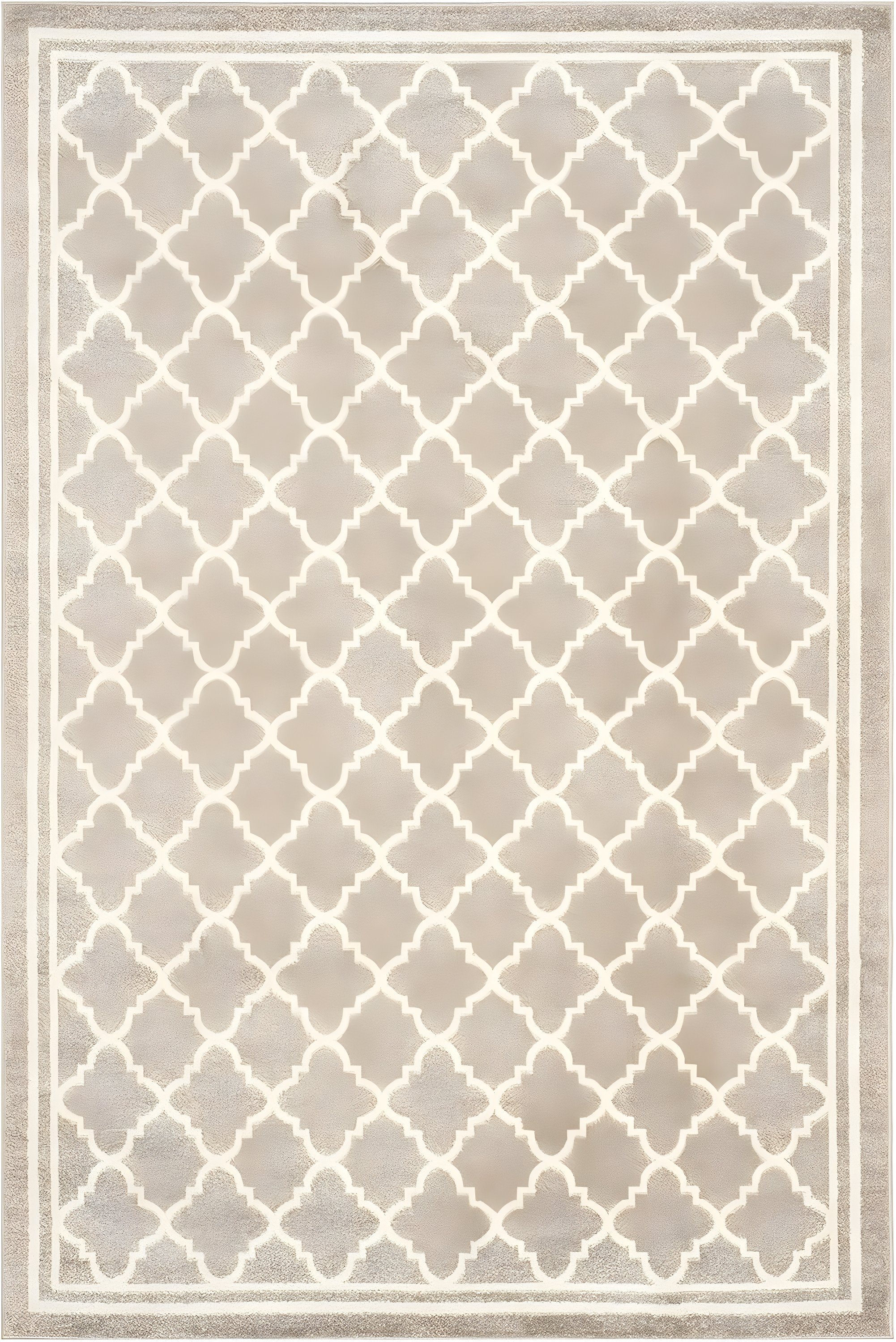 Amherst AMT422 Power Loomed Indoor Area Rug - Wheat/Beige - 6'x9' - Safavieh