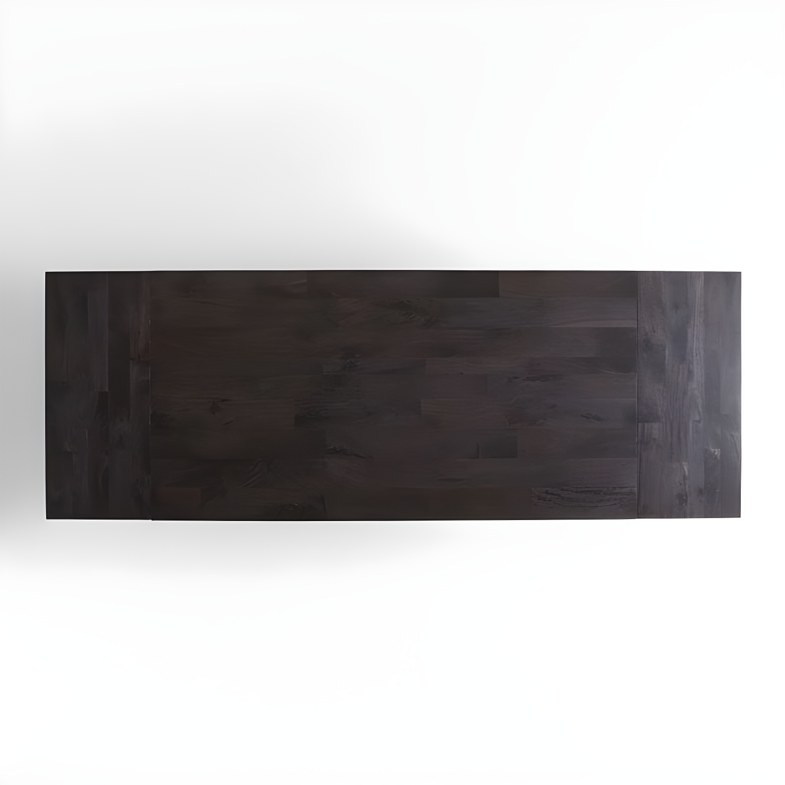 Basque 82"-118" Charcoal Grey Solid Wood Extendable Dining Table