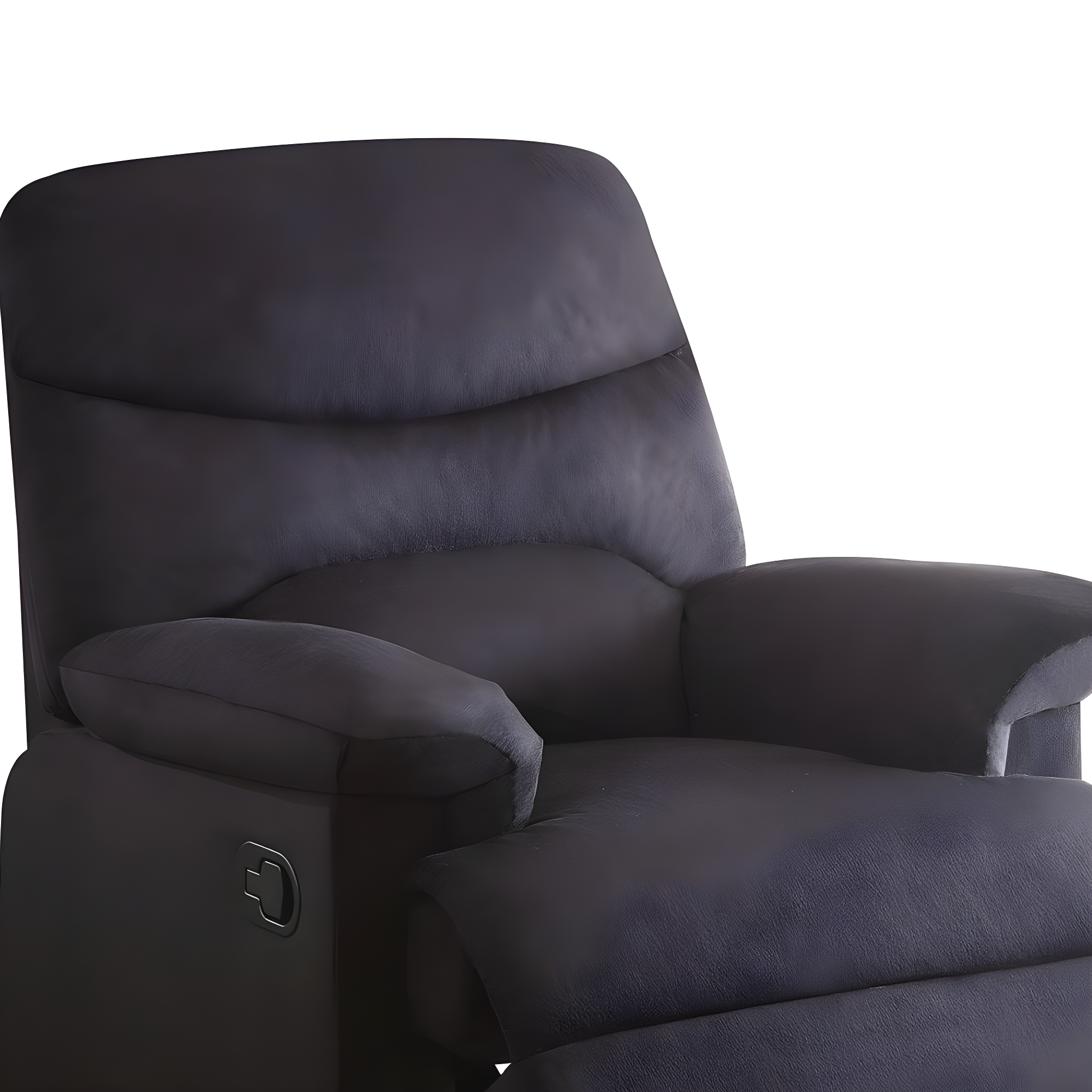 Oakwood Woven Fabric Recliner, Black