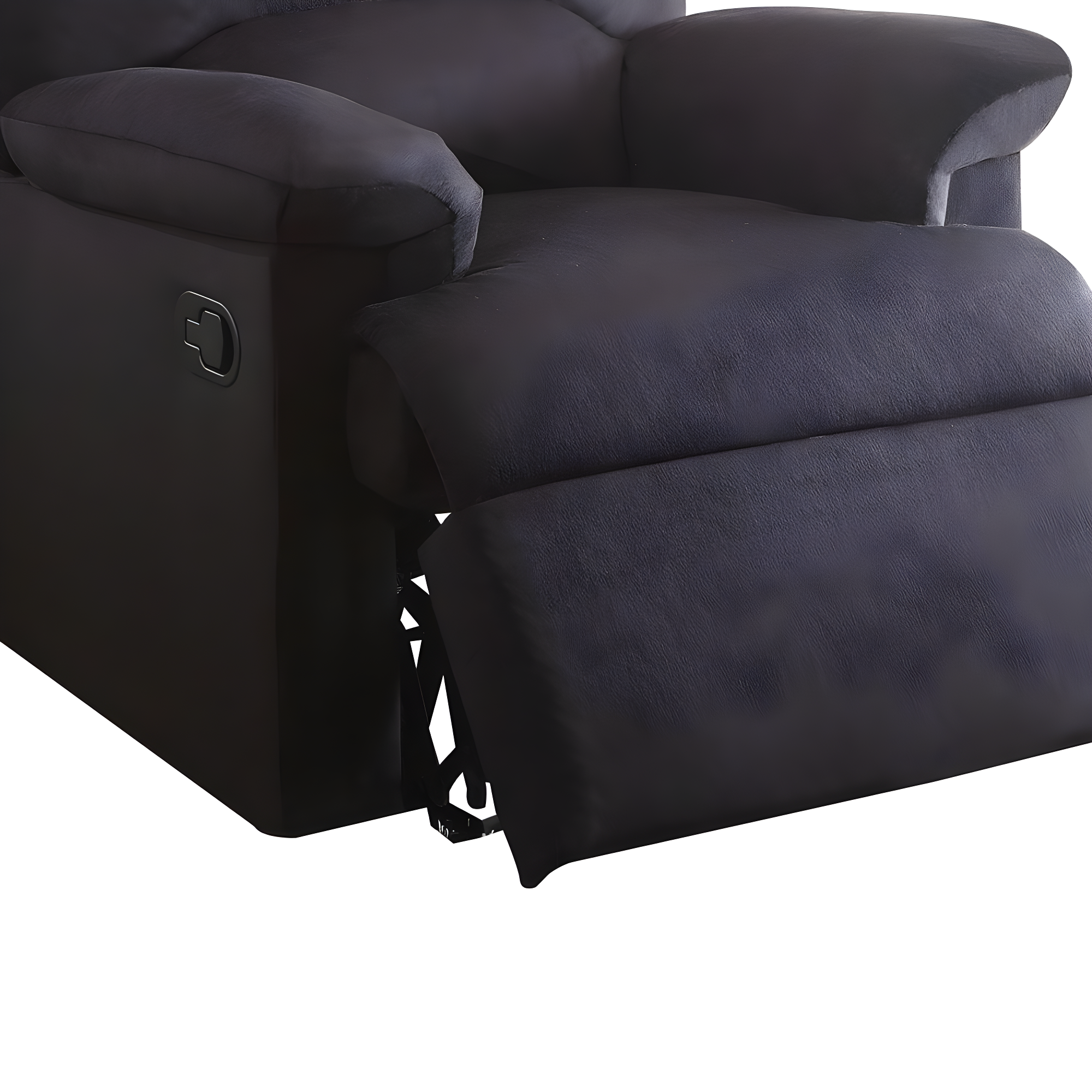 Oakwood Woven Fabric Recliner, Black