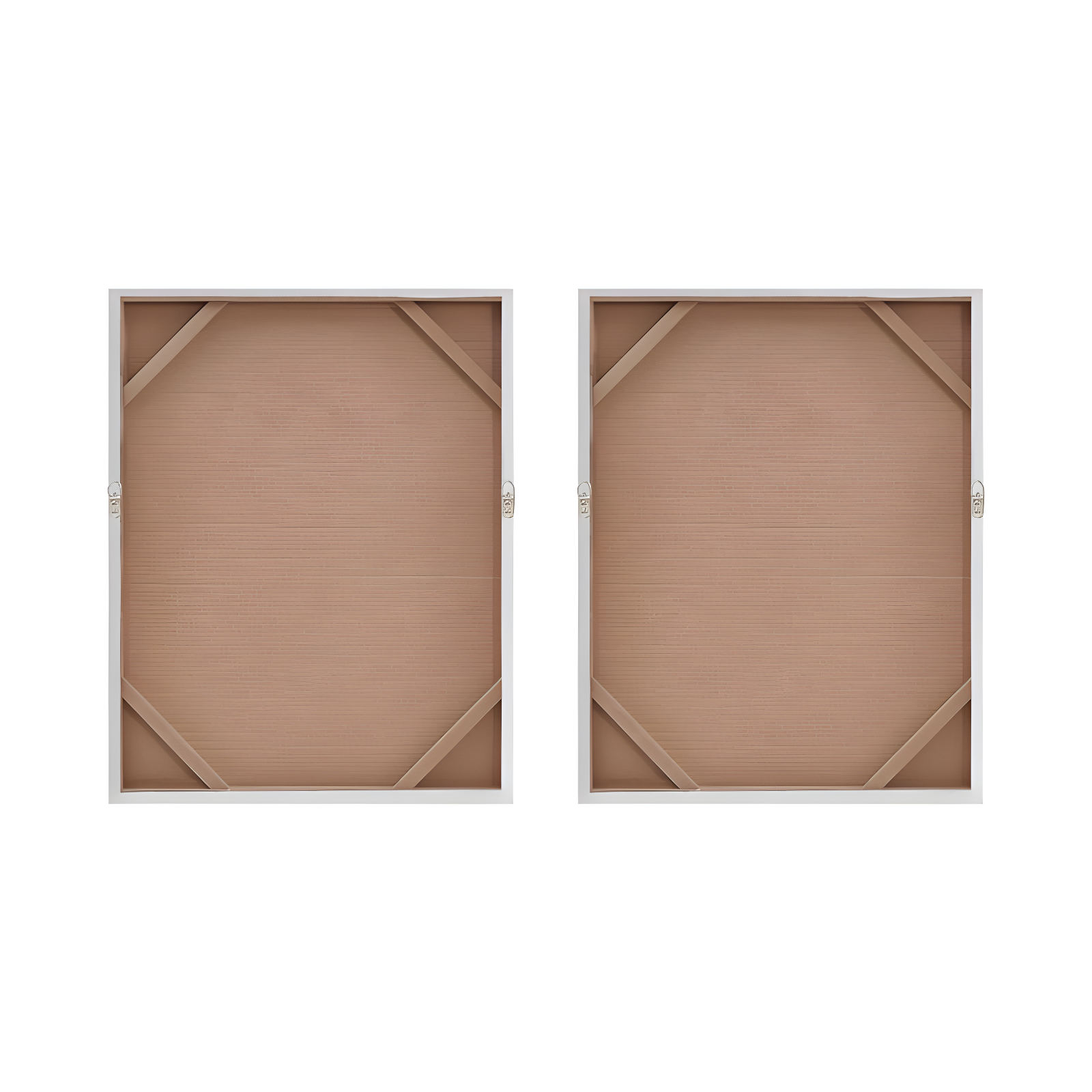 2pc Glimmer Hand Brushed Textured Canvas Art Set with Rock & Stone - Madison Park