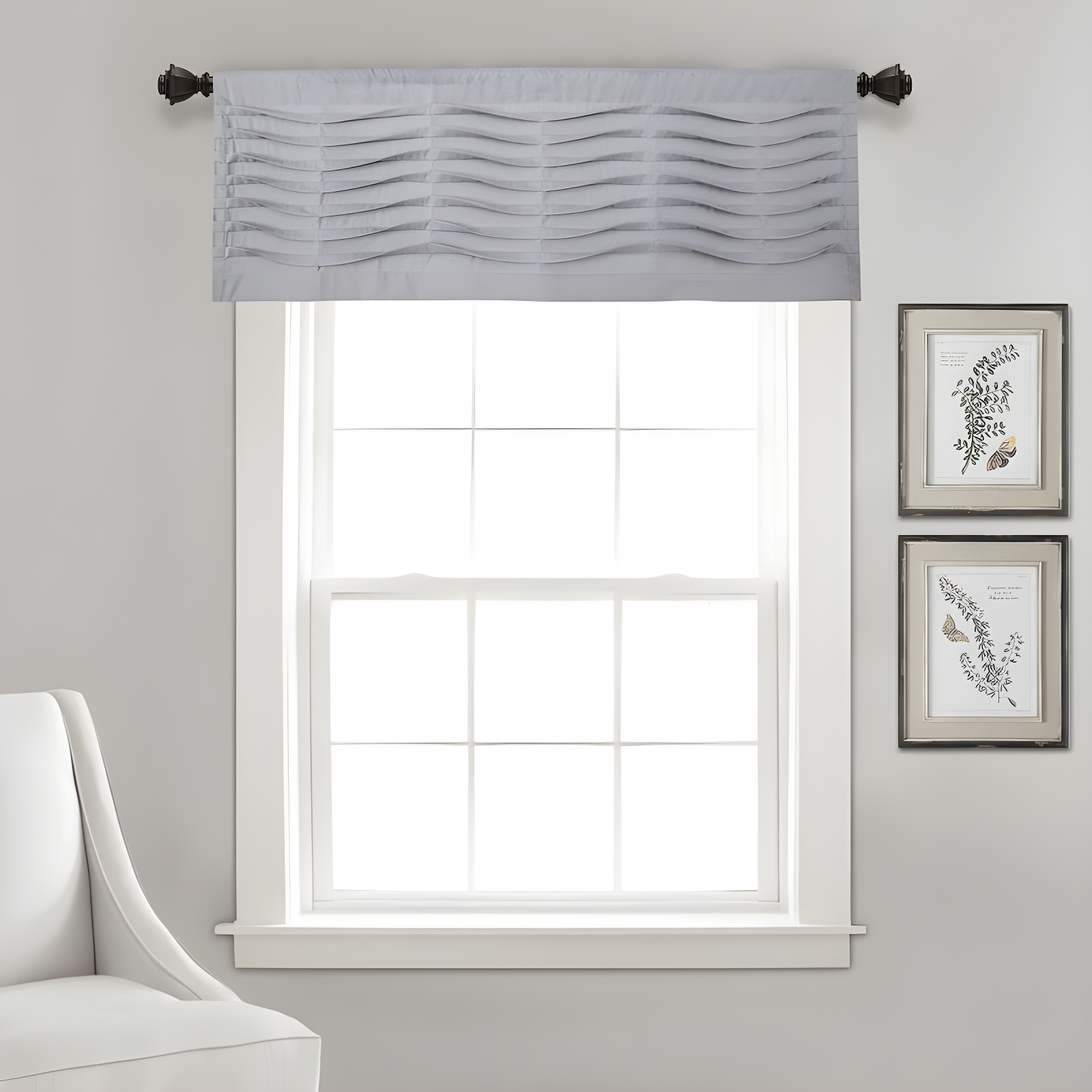 Lush Decor Tailored 52'' W Window Valance