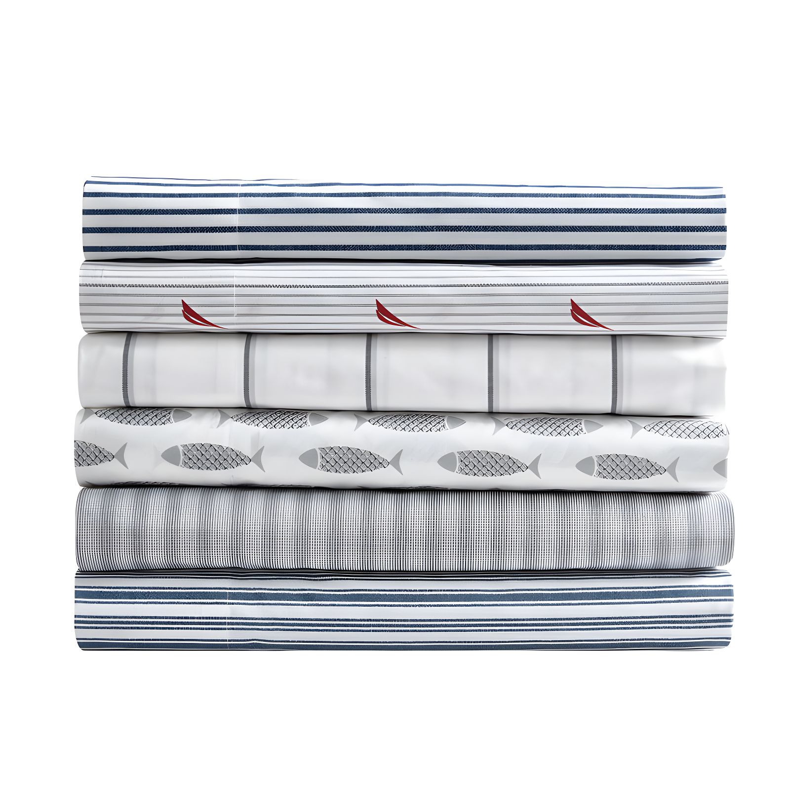 Nautica Printed Cotton Percale Sheet Sets