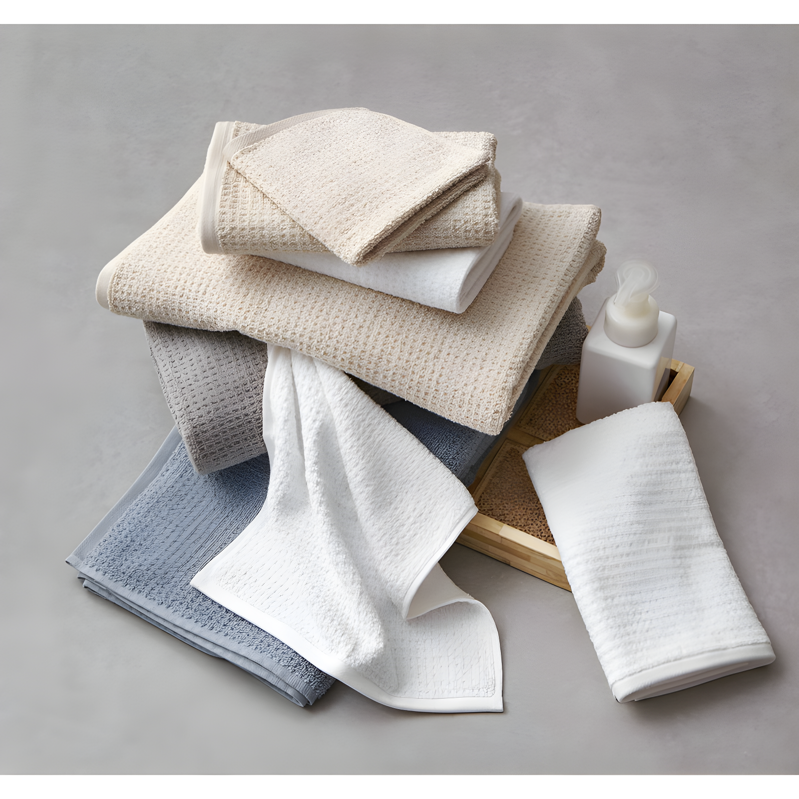 Nautica Oasis 8 Piece 100% Cotton Towel Set