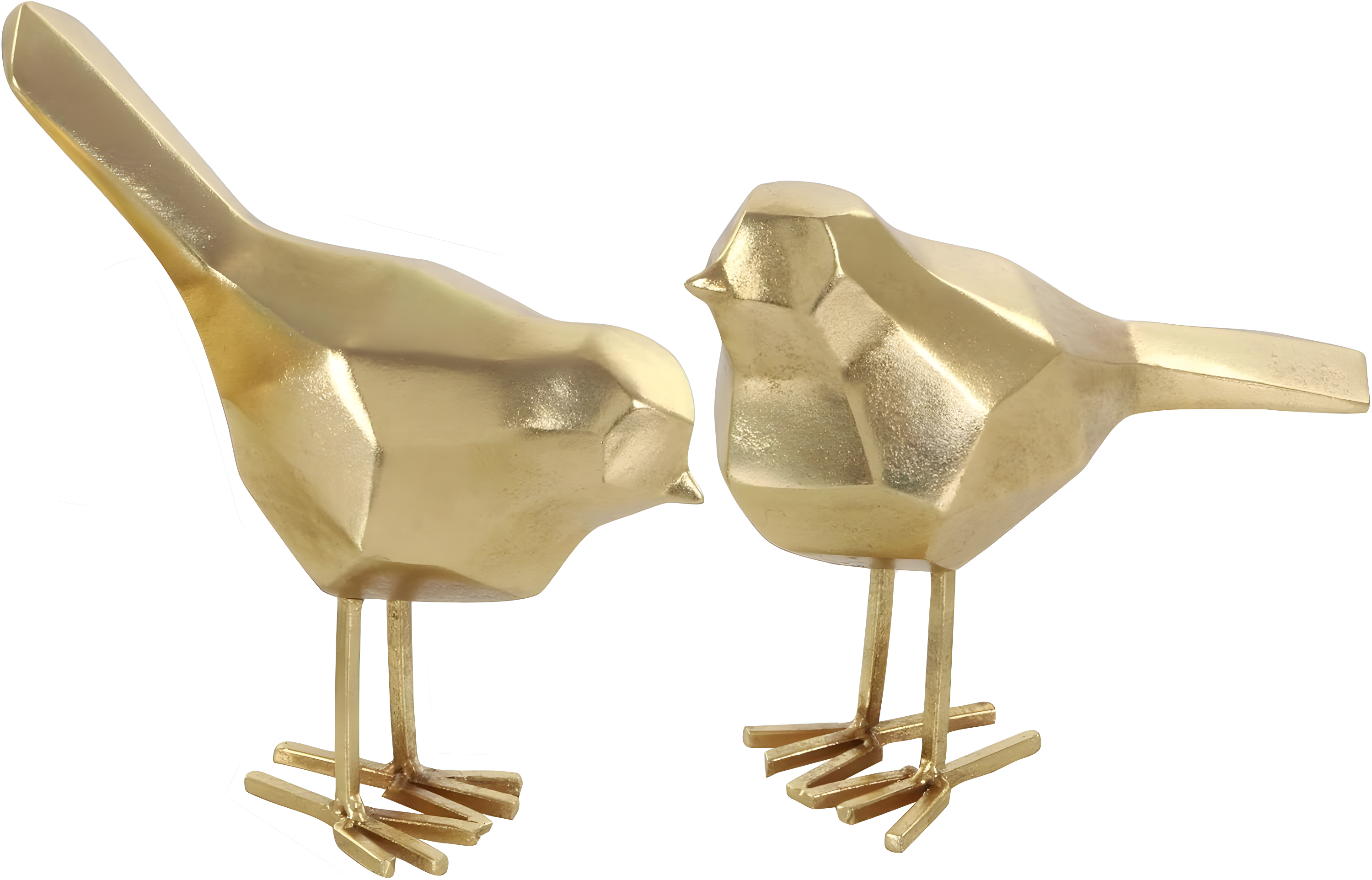 CosmoLiving by Cosmopolitan Polystone Bird Decorative Sculpture with Origami Accents