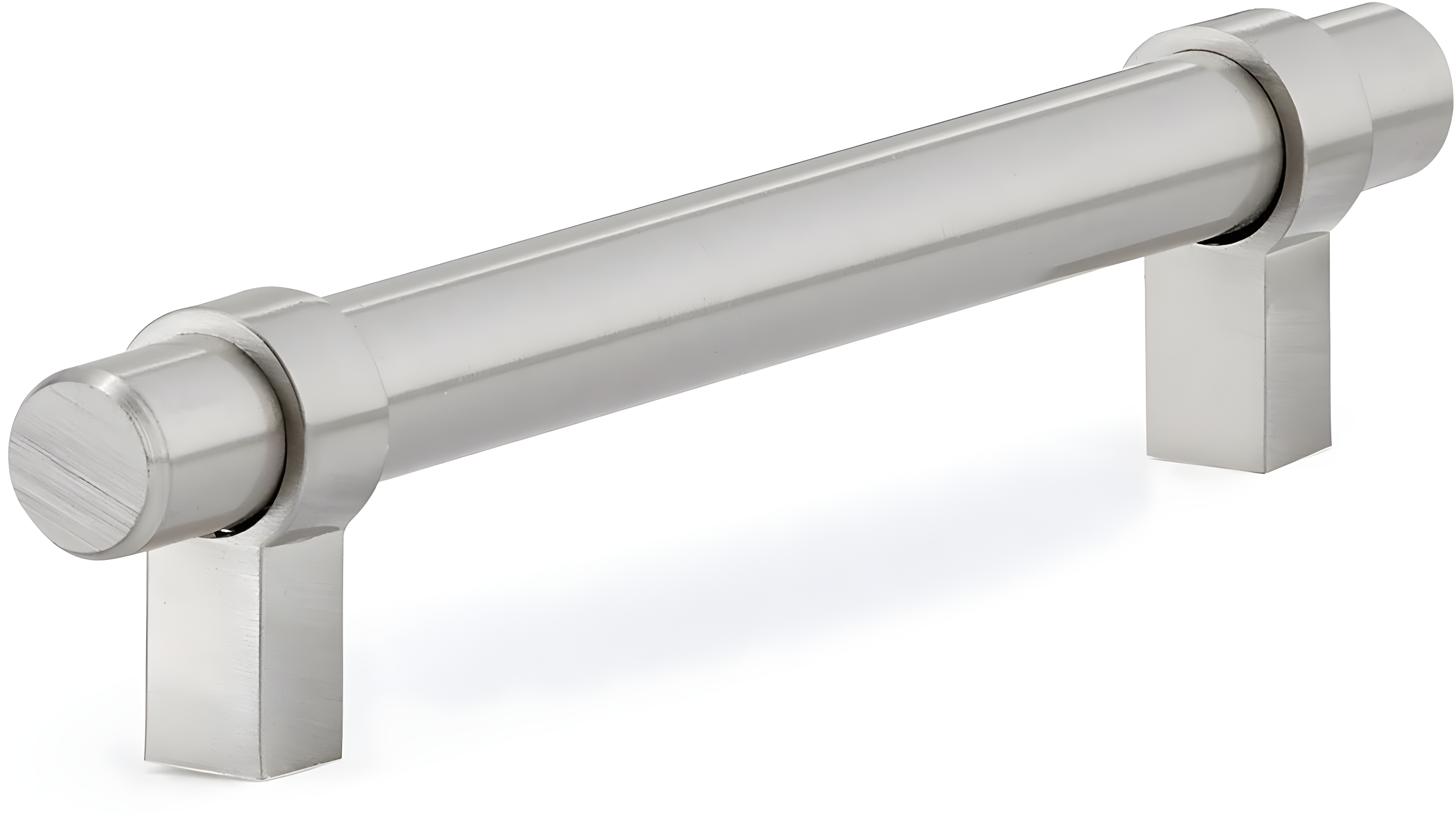 Richelieu Hardware BP5016128195 Contemporary Metal Pull ,5 ', Brushed Nickel