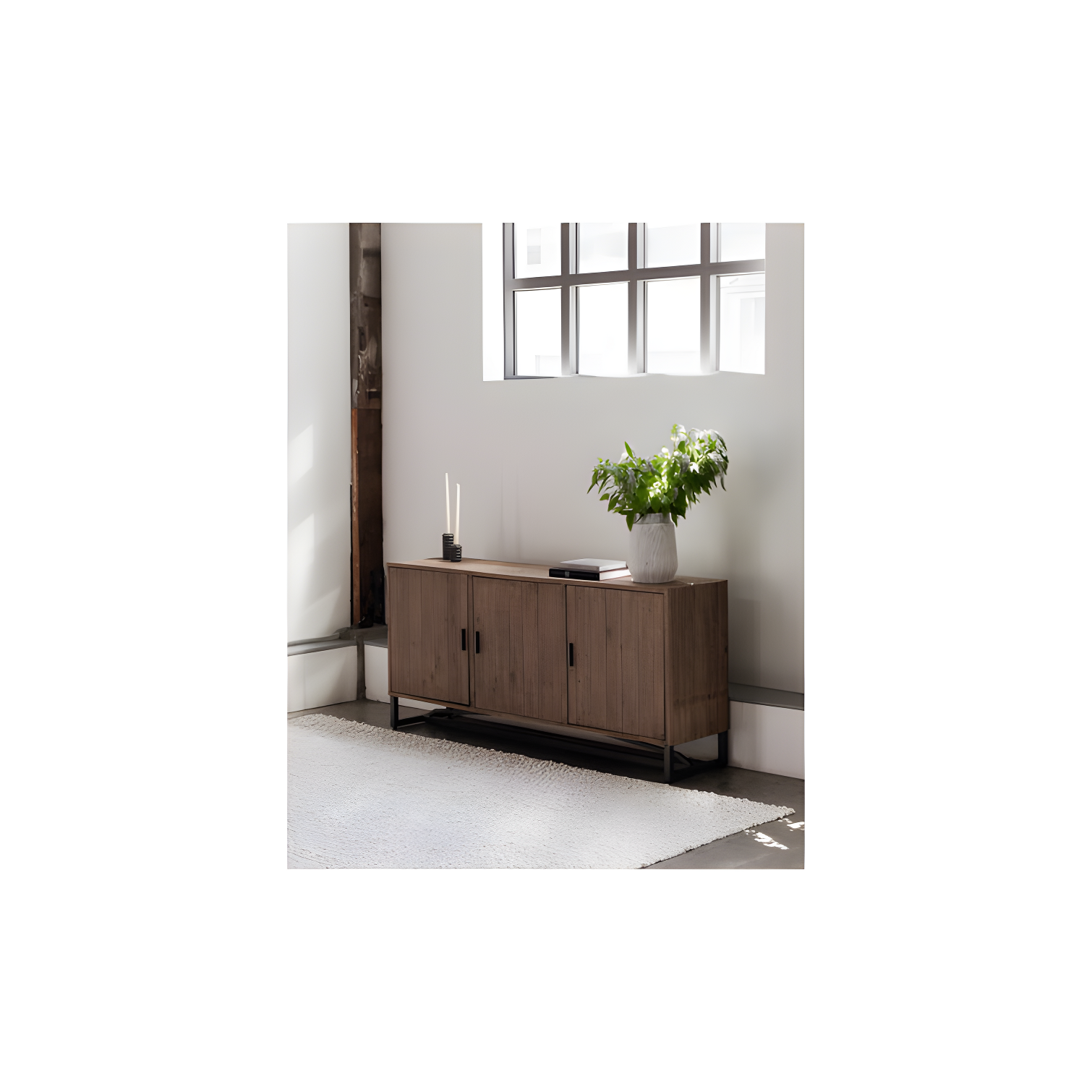 Lopez 68" Wide Pine Wood Sideboard