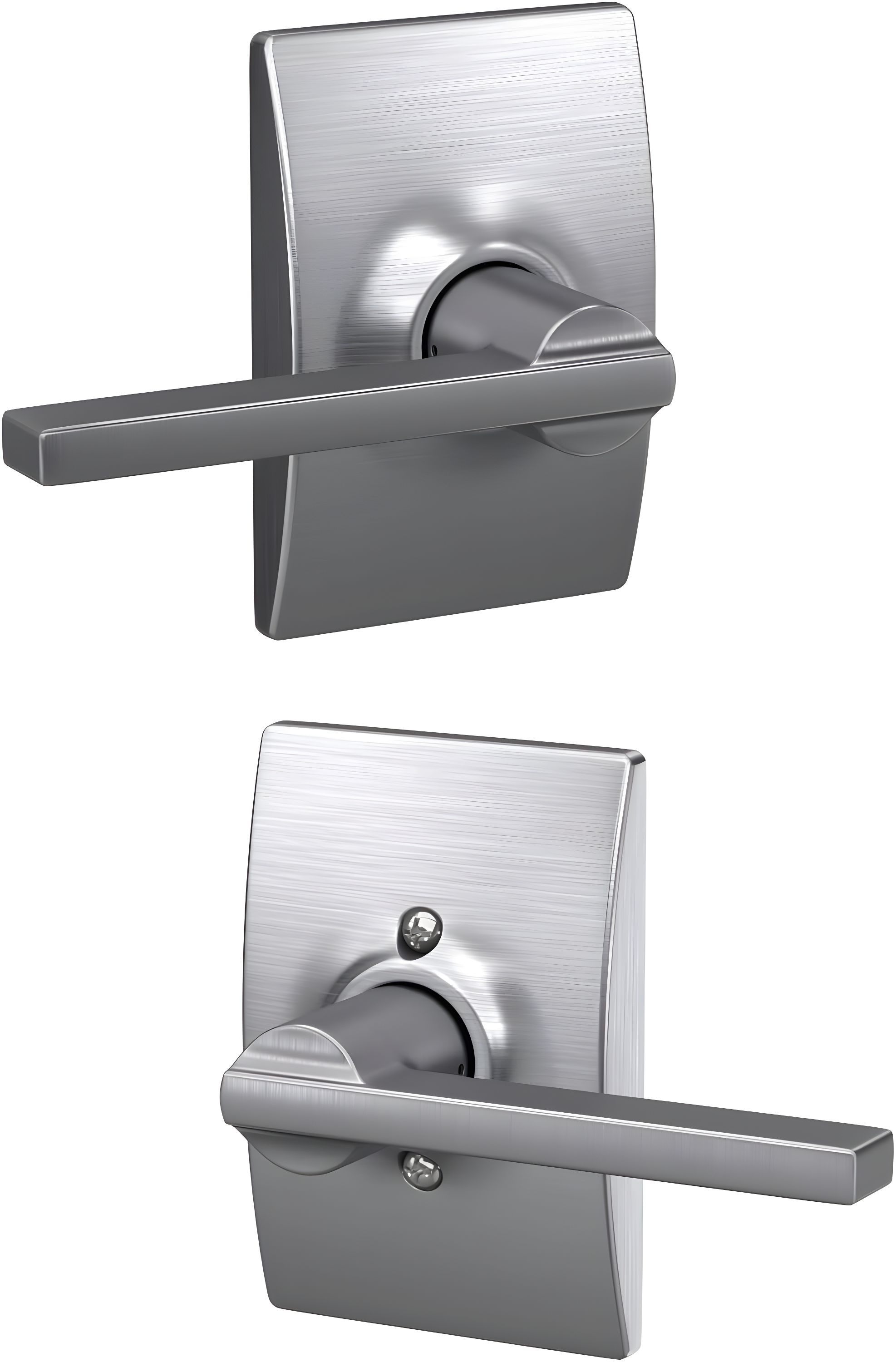 Latitude Passage Door Lever with Century Rosette