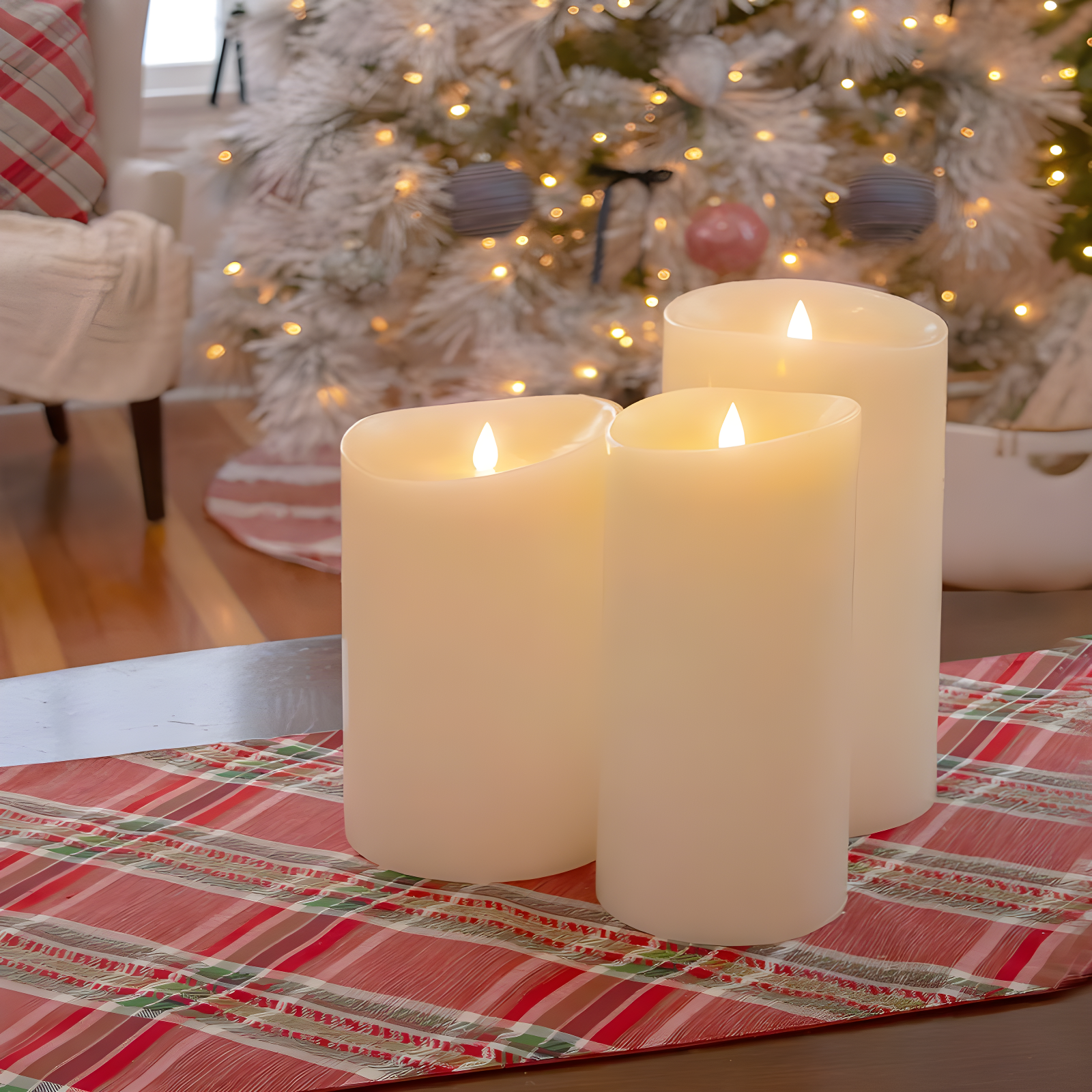 HGTV Home Collection Georgetown Pillar Flameless Candle & Reviews | Wayfair