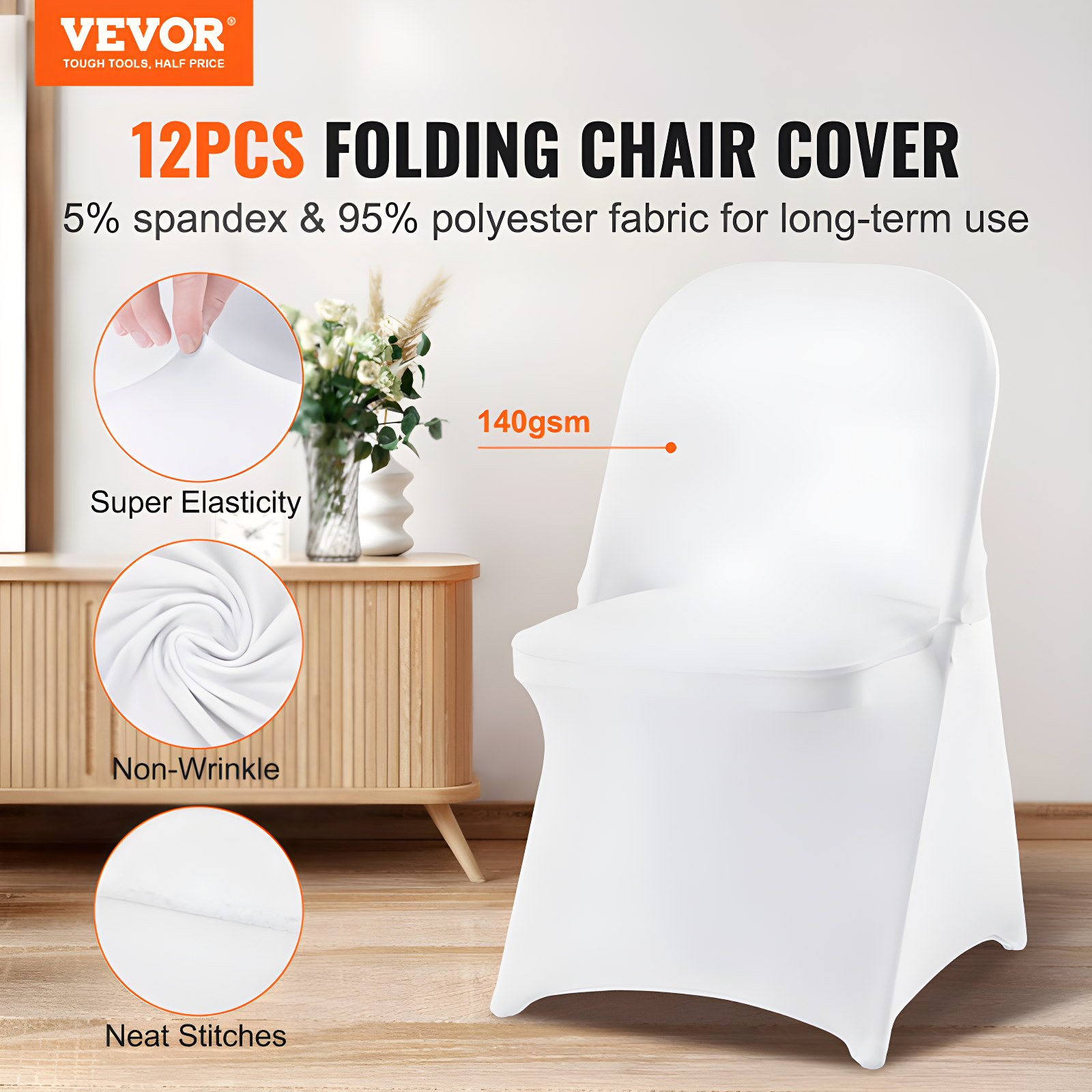VEVOR Polyester Chair Cover | Wayfair