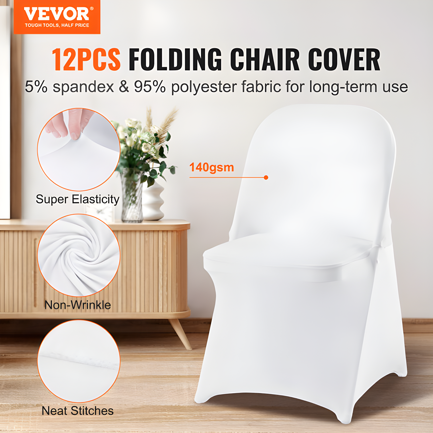 VEVOR Polyester Chair Cover | Wayfair