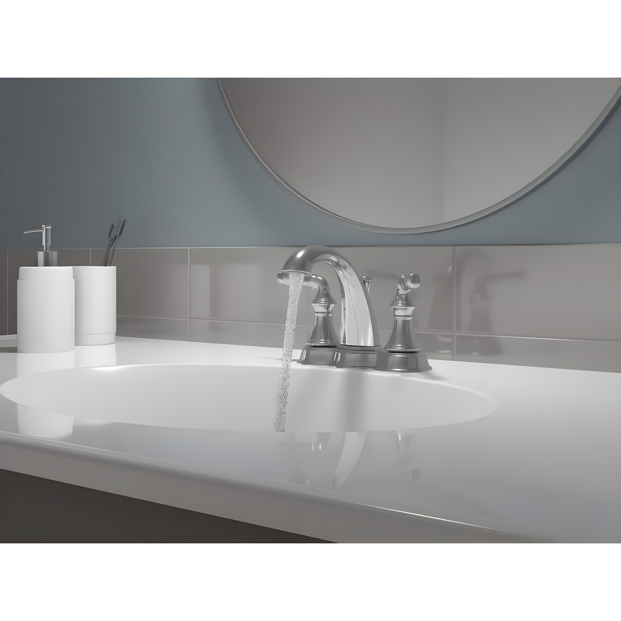 Kohler ® Devonshire ® Widespread Chrome Bathroom Sink Faucet