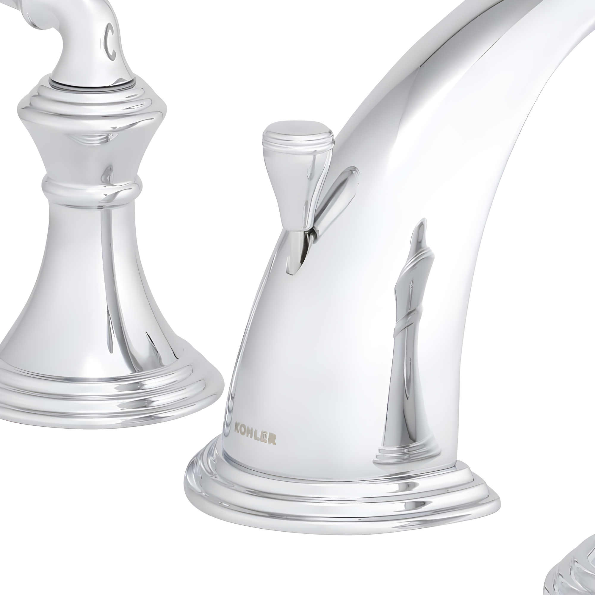 Kohler ® Devonshire ® Widespread Chrome Bathroom Sink Faucet