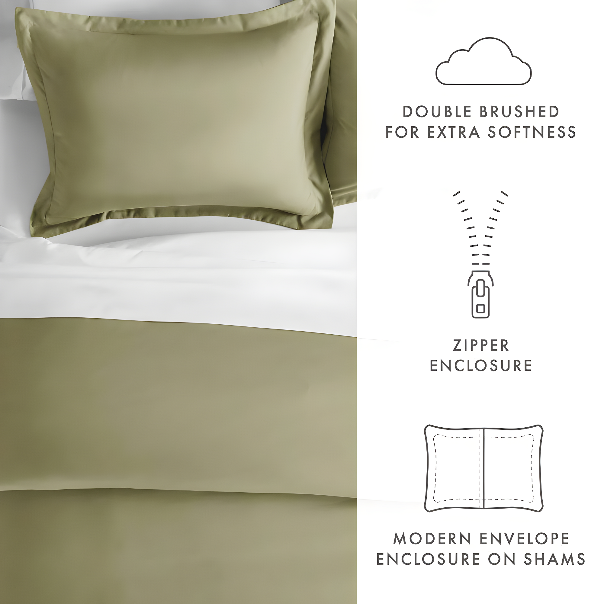 3PC Duvet Cover Set for Comforter