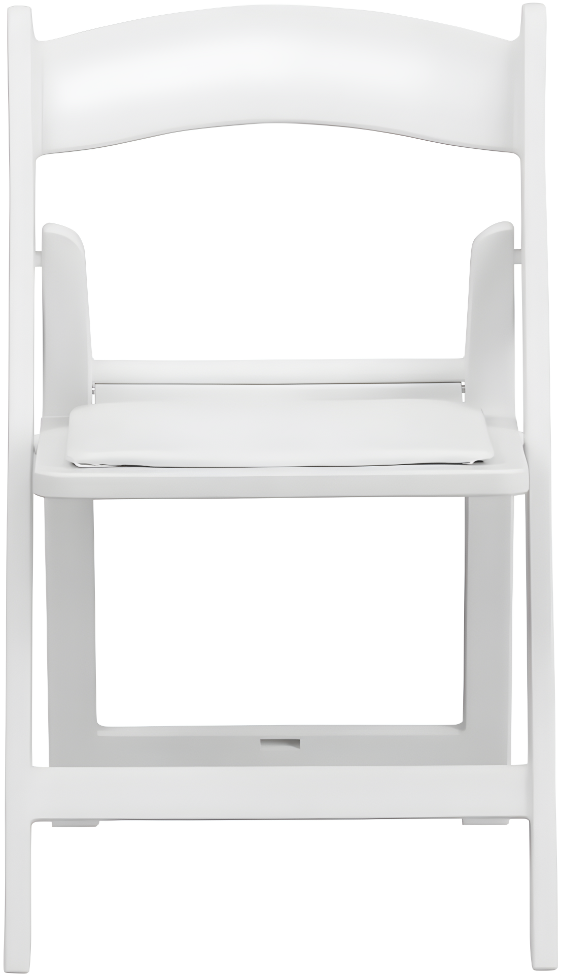 Flash Furniture Kids Folding Chairs with Padded Seats | Set of 2 White Resin Folding Chair with Vinyl Padded Seat for Kids