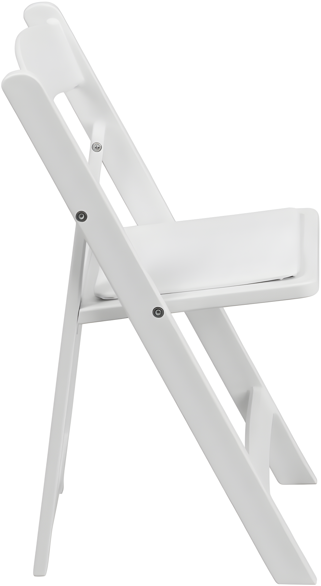 Flash Furniture Kids Folding Chairs with Padded Seats | Set of 2 White Resin Folding Chair with Vinyl Padded Seat for Kids