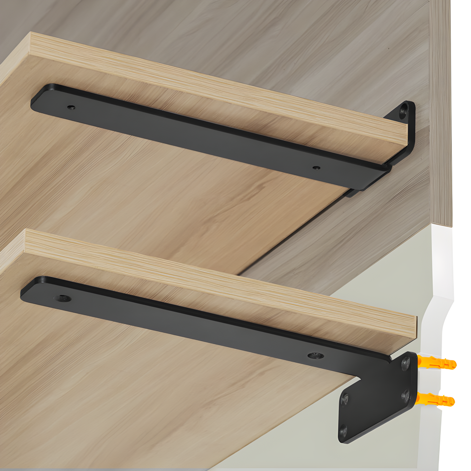 VEVOR Floating Shelf Brackets (Set of 6)