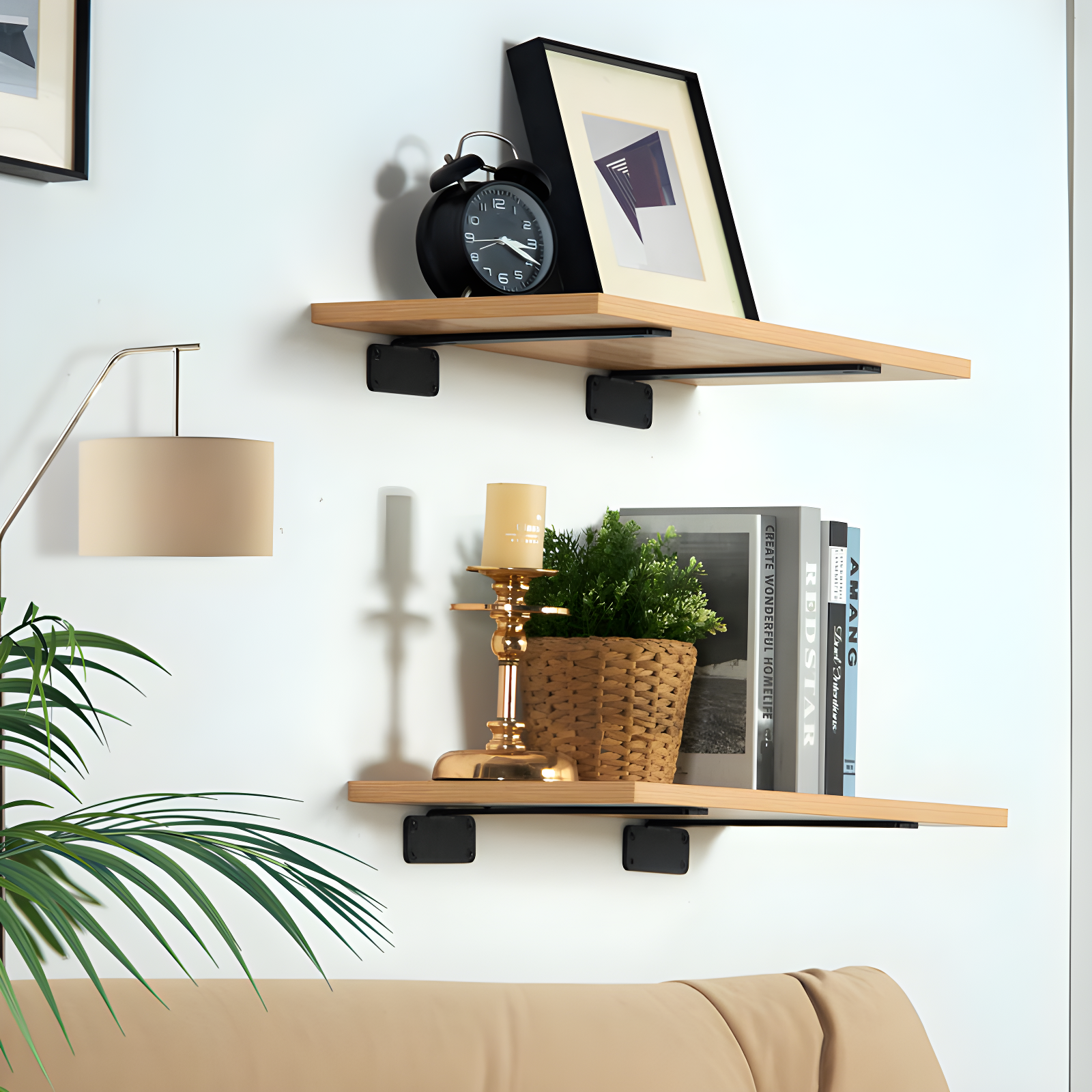 VEVOR Floating Shelf Brackets (Set of 6)