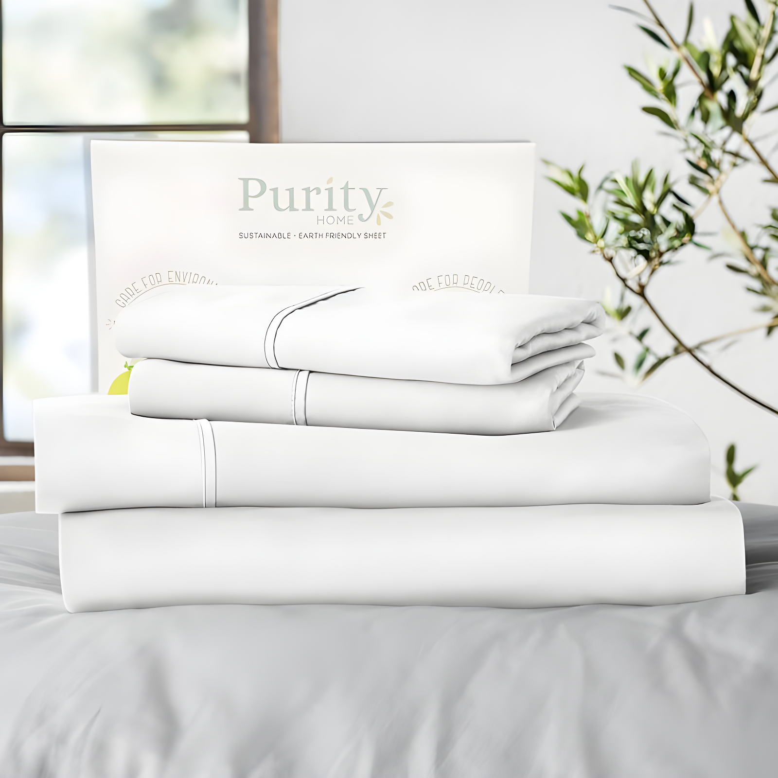 Ultimate Percale 100% Cotton 400TC Cool & Crisp Sheet Set