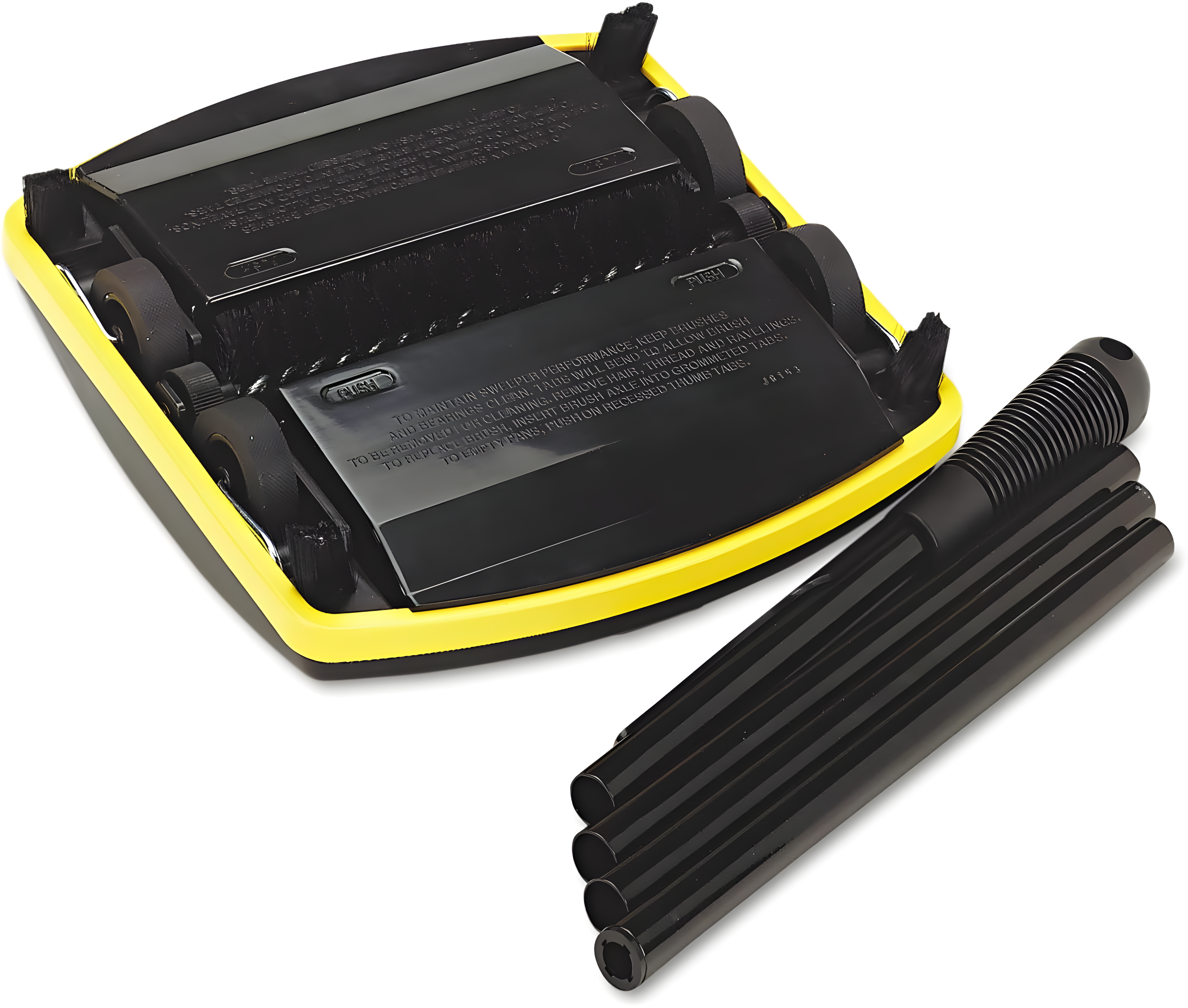 Rubbermaid Dual-Action Floor/Carpet  Sweeper, Gray & Reviews | Wayfair