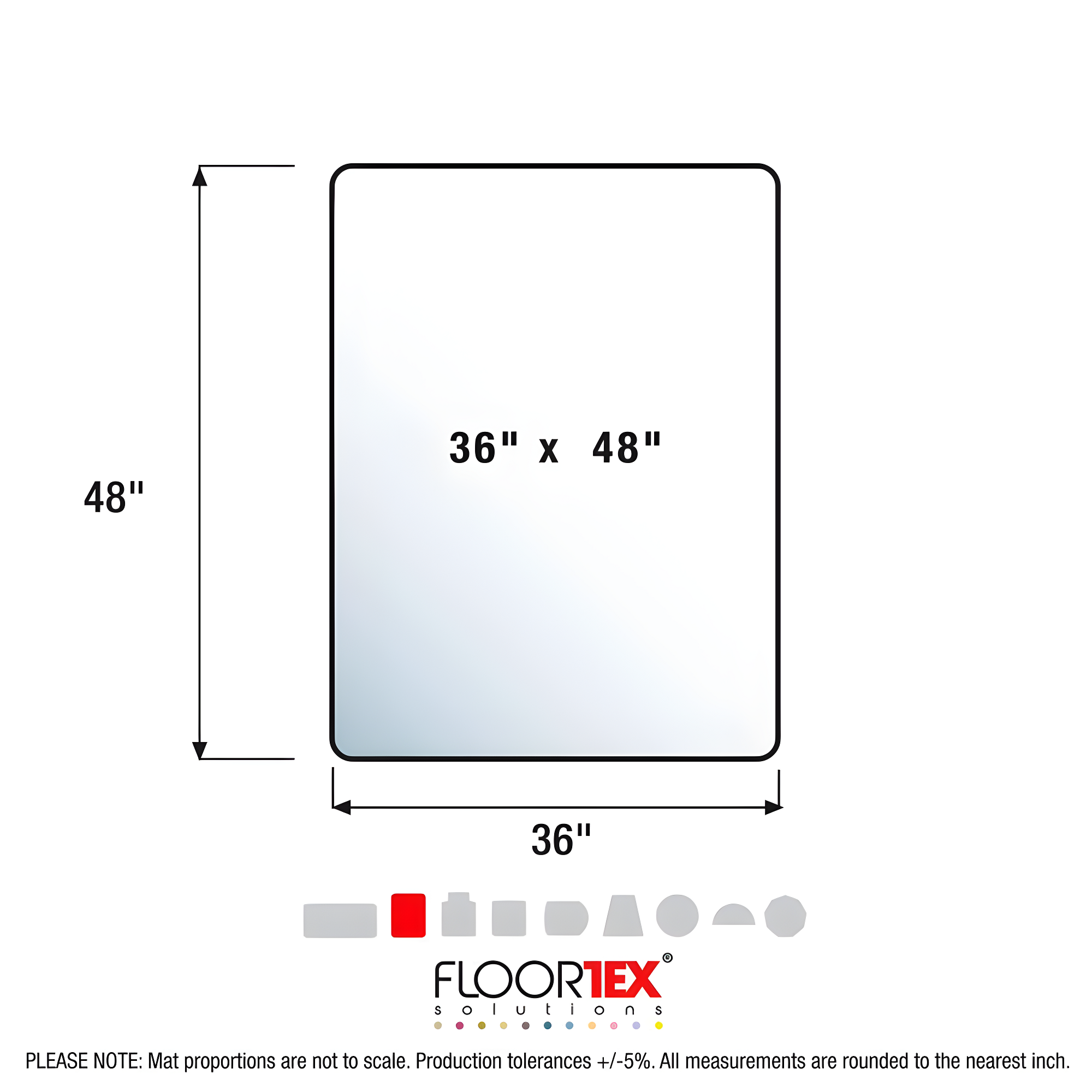 Floortex Valuemat Vinyl Rectangular Chair Mat for Hard Floor