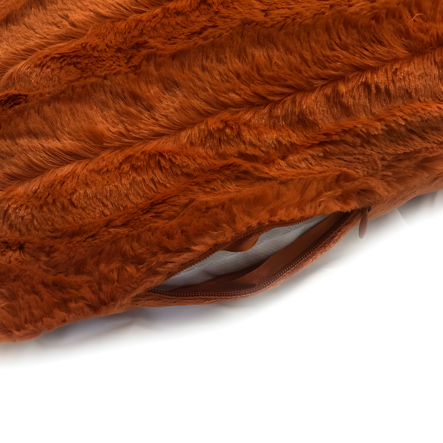 Cheer Collection Faux Fur Throw Pillow (Set of 2)