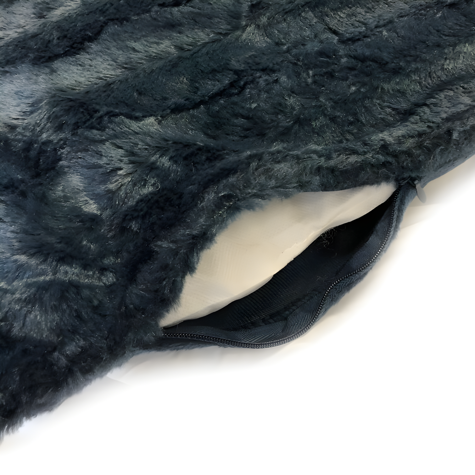 Cheer Collection Faux Fur Throw Pillow (Set of 2)