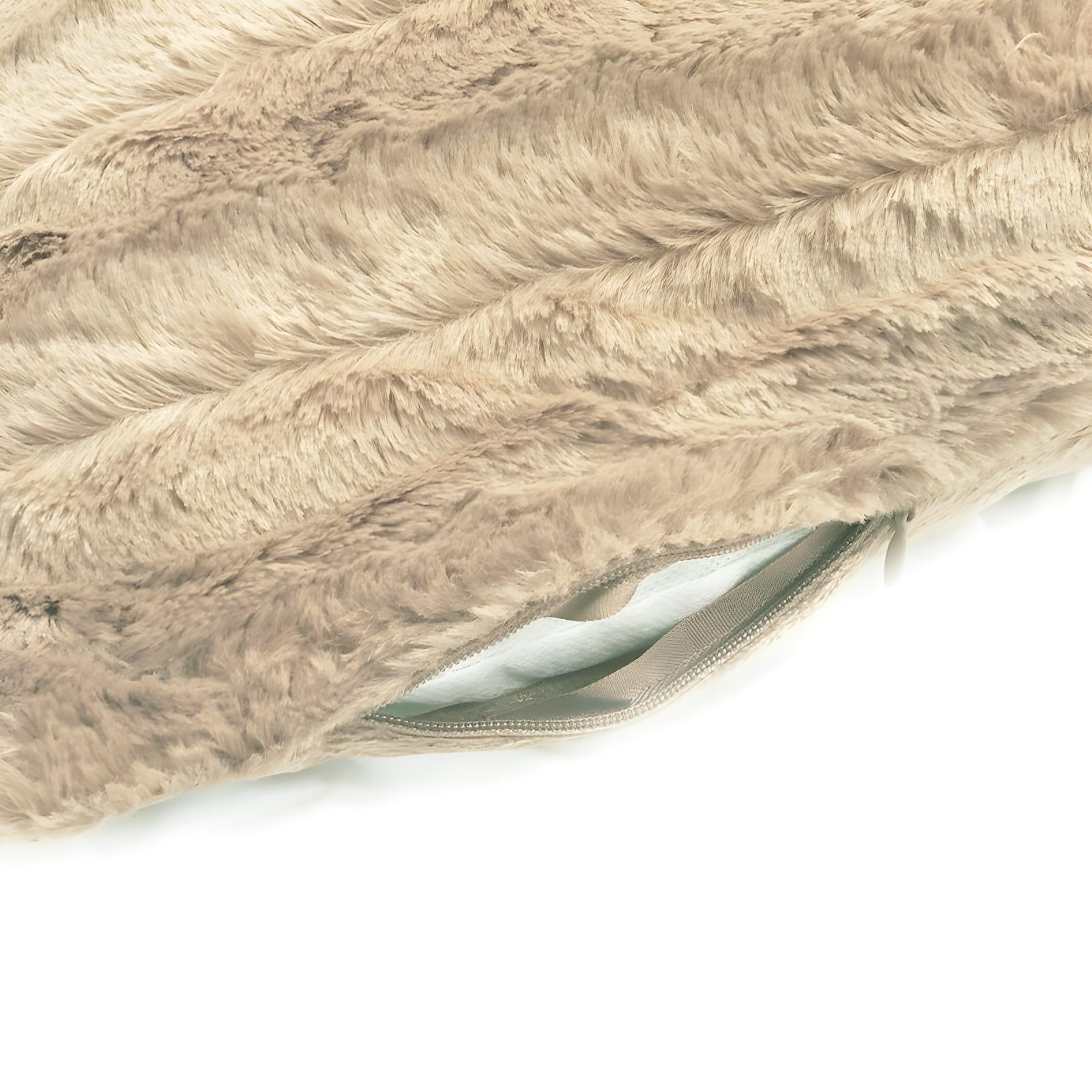 Cheer Collection Faux Fur Throw Pillow (Set of 2)
