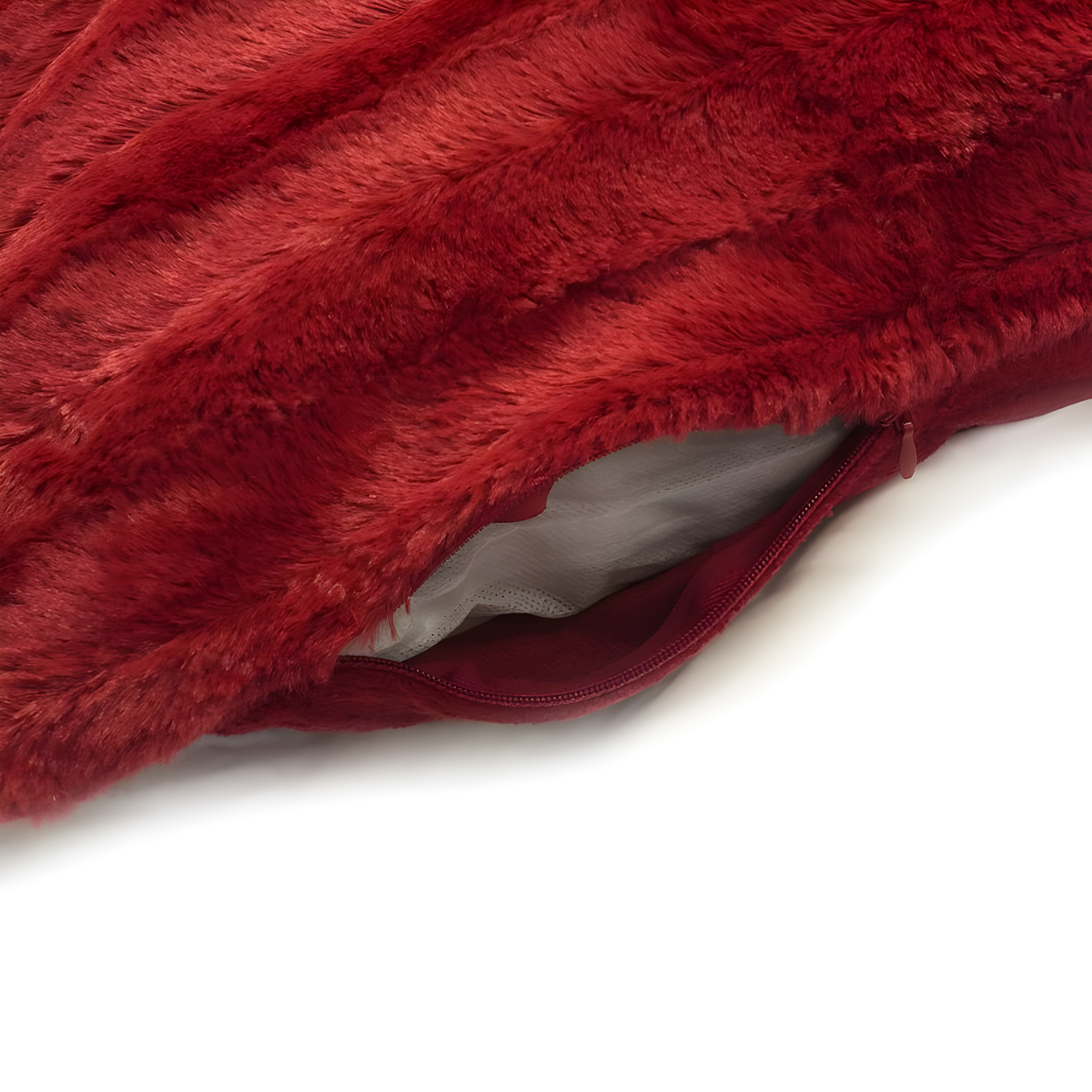 Cheer Collection Faux Fur Throw Pillow (Set of 2)