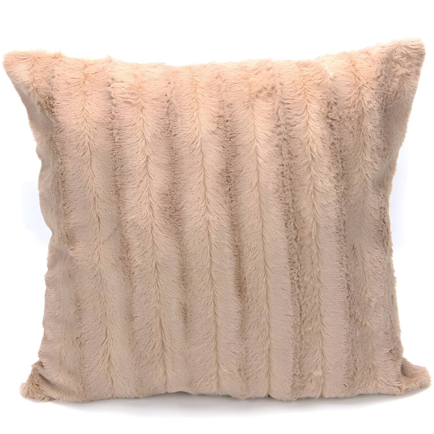 Cheer Collection Faux Fur Throw Pillow (Set of 2)