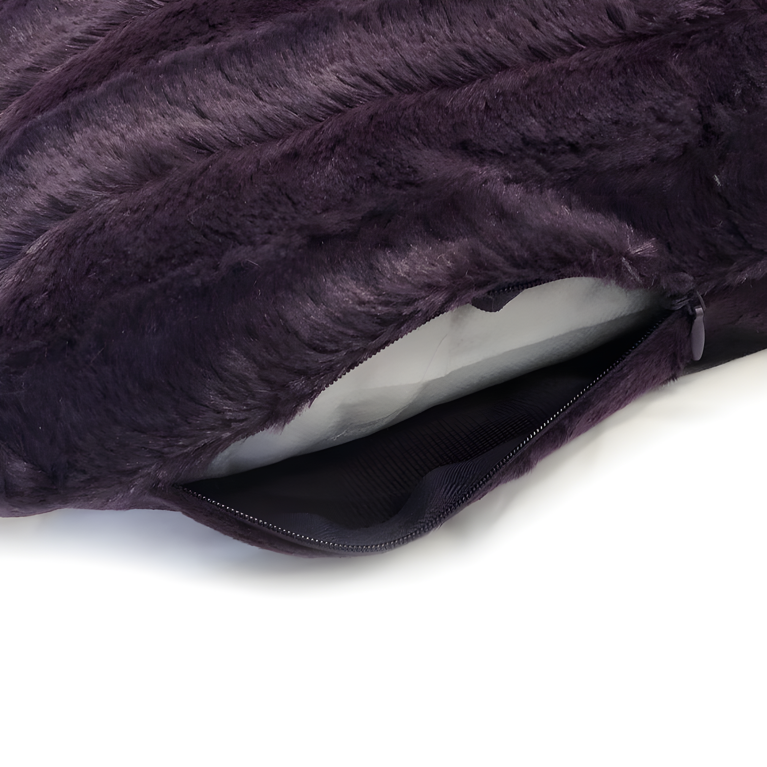 Cheer Collection Faux Fur Throw Pillow (Set of 2)
