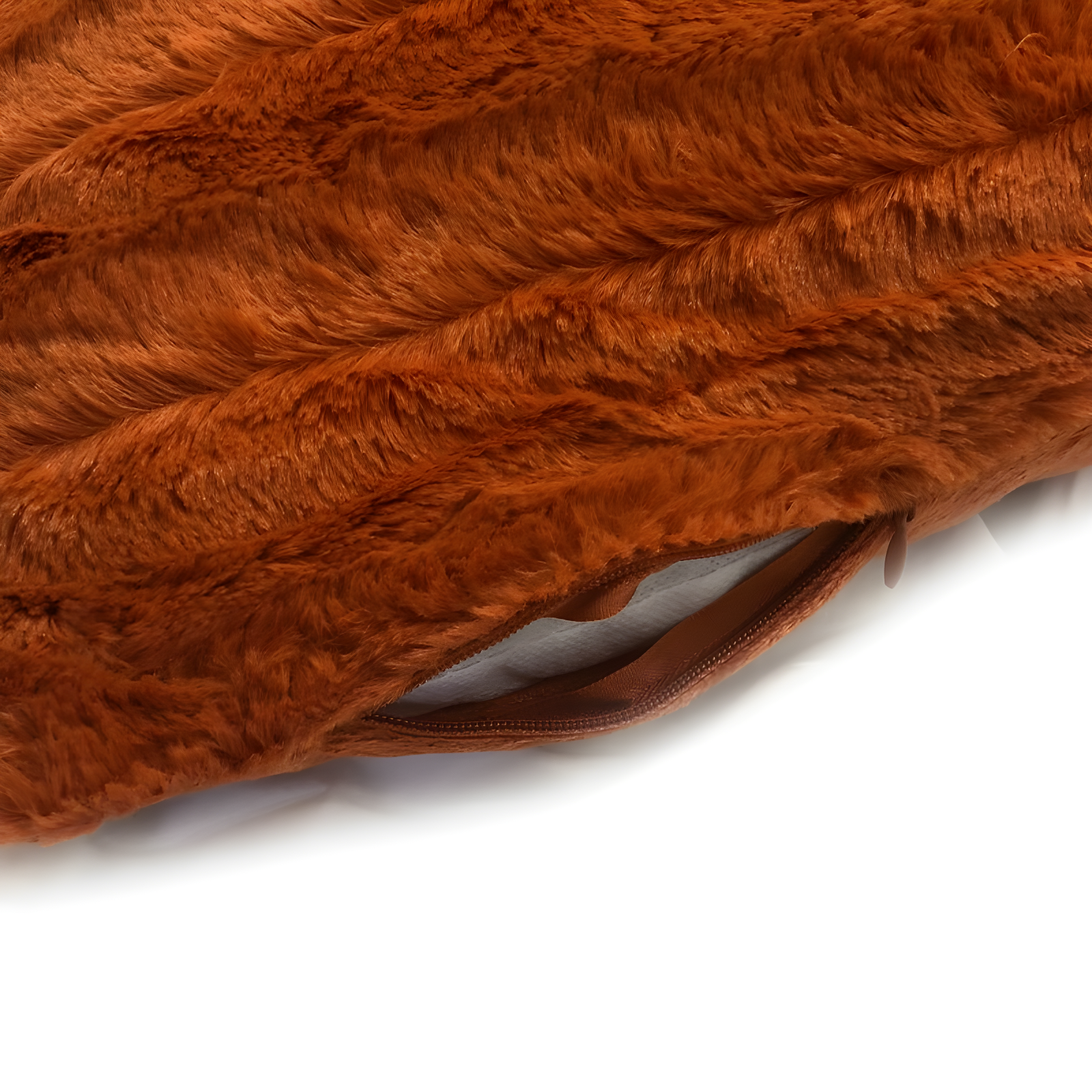 Cheer Collection Faux Fur Throw Pillow (Set of 2)