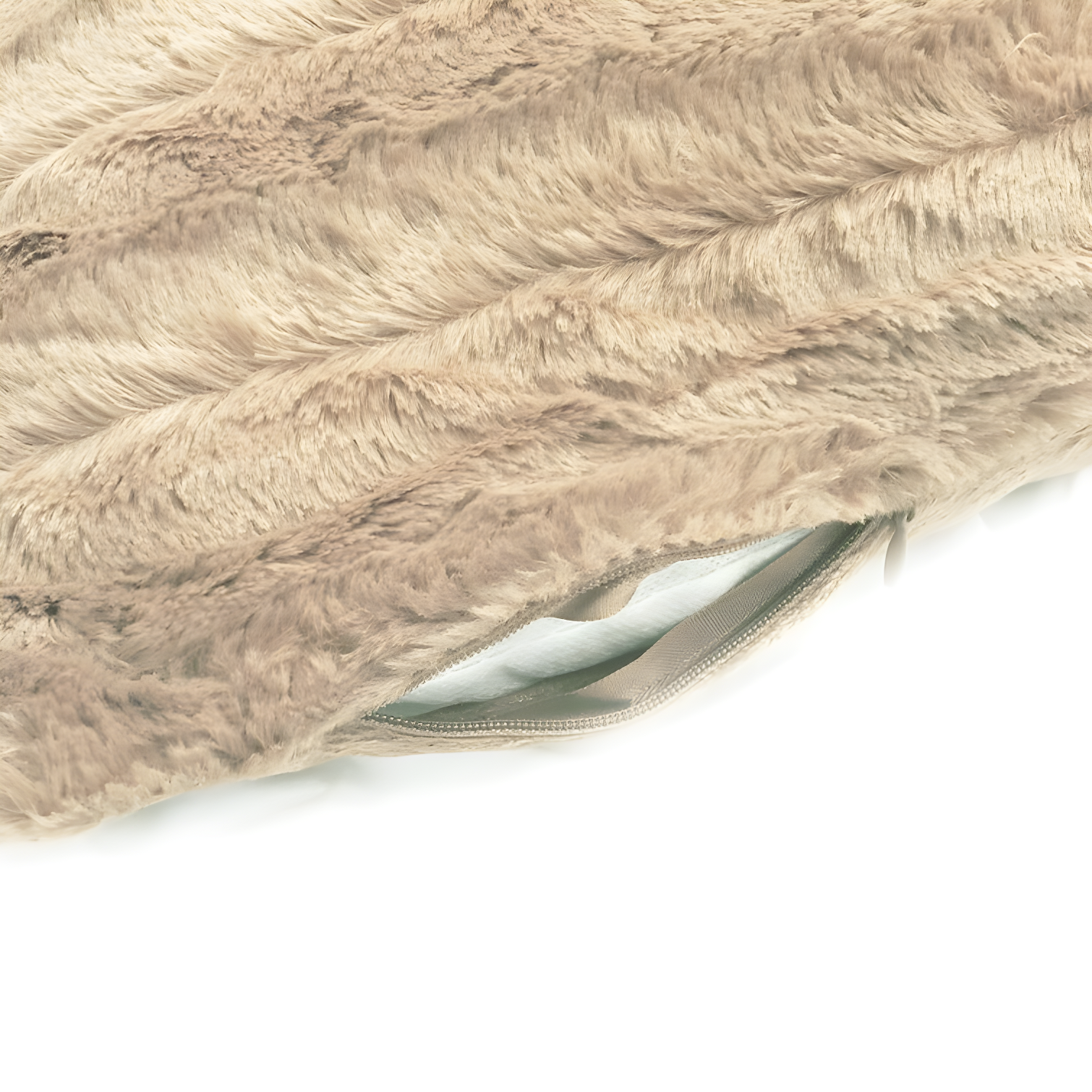 Cheer Collection Faux Fur Throw Pillow (Set of 2)