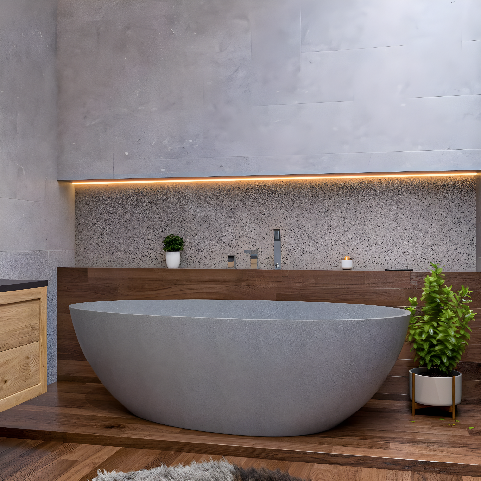 1 Handle Deck Roman Tub Faucet with Diverter